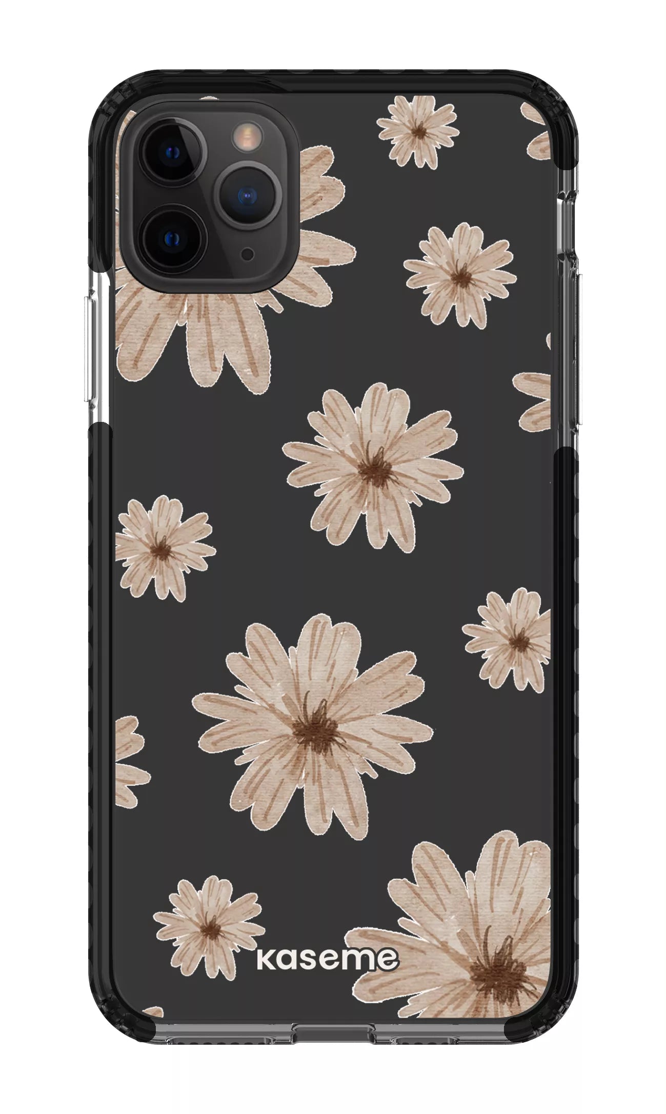 iPhone 11 Pro Max Clear Case - Black Delicate Dreams Clear Case -