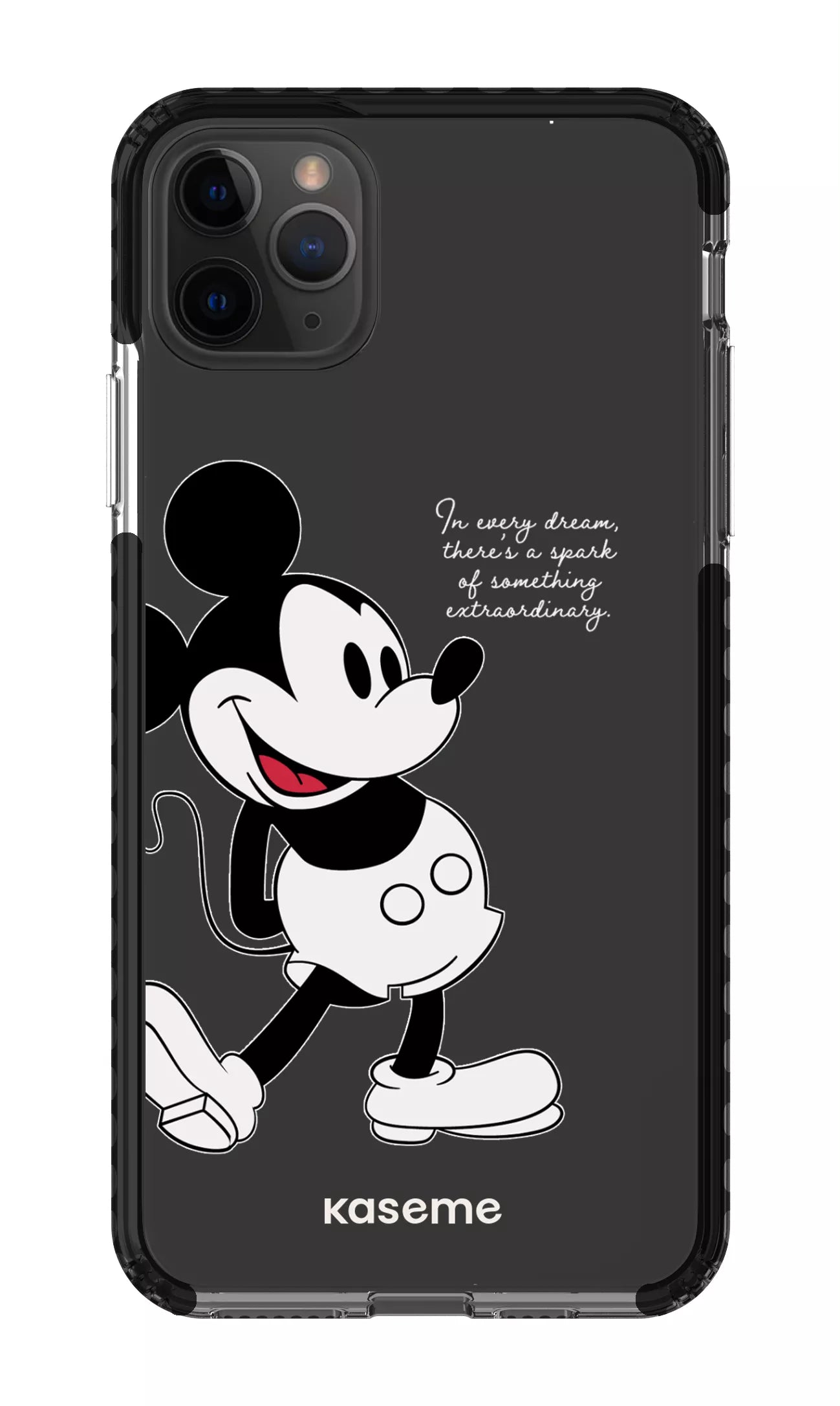 iPhone 11 Pro Max Clear Case - Black Dreamscape Clear Case -