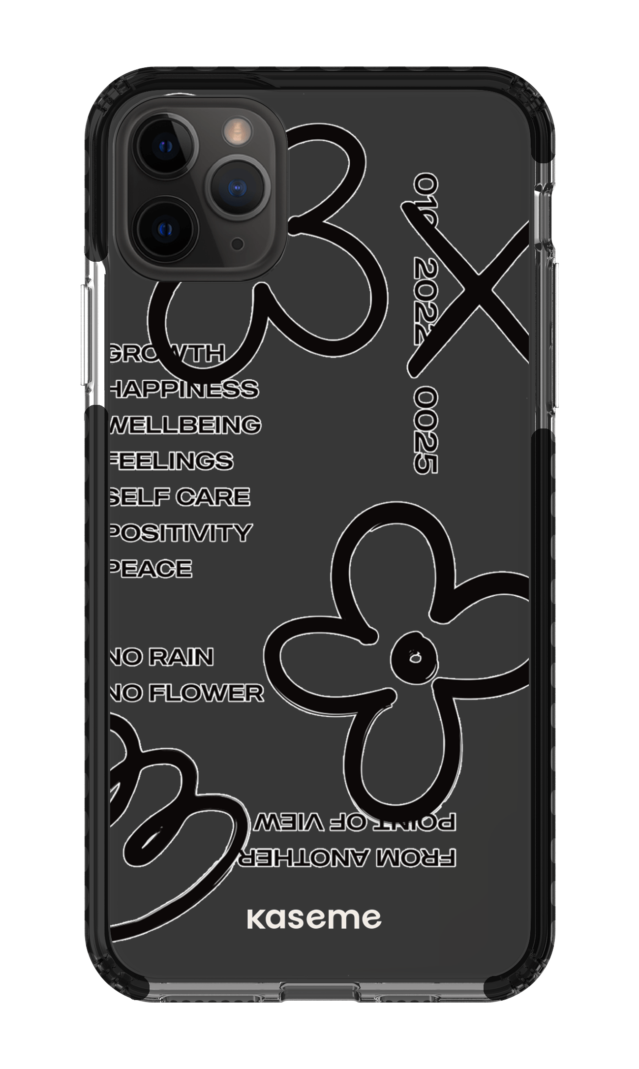 iPhone 11 Pro Max Clear Case - Black Feelings black Clear Case -
