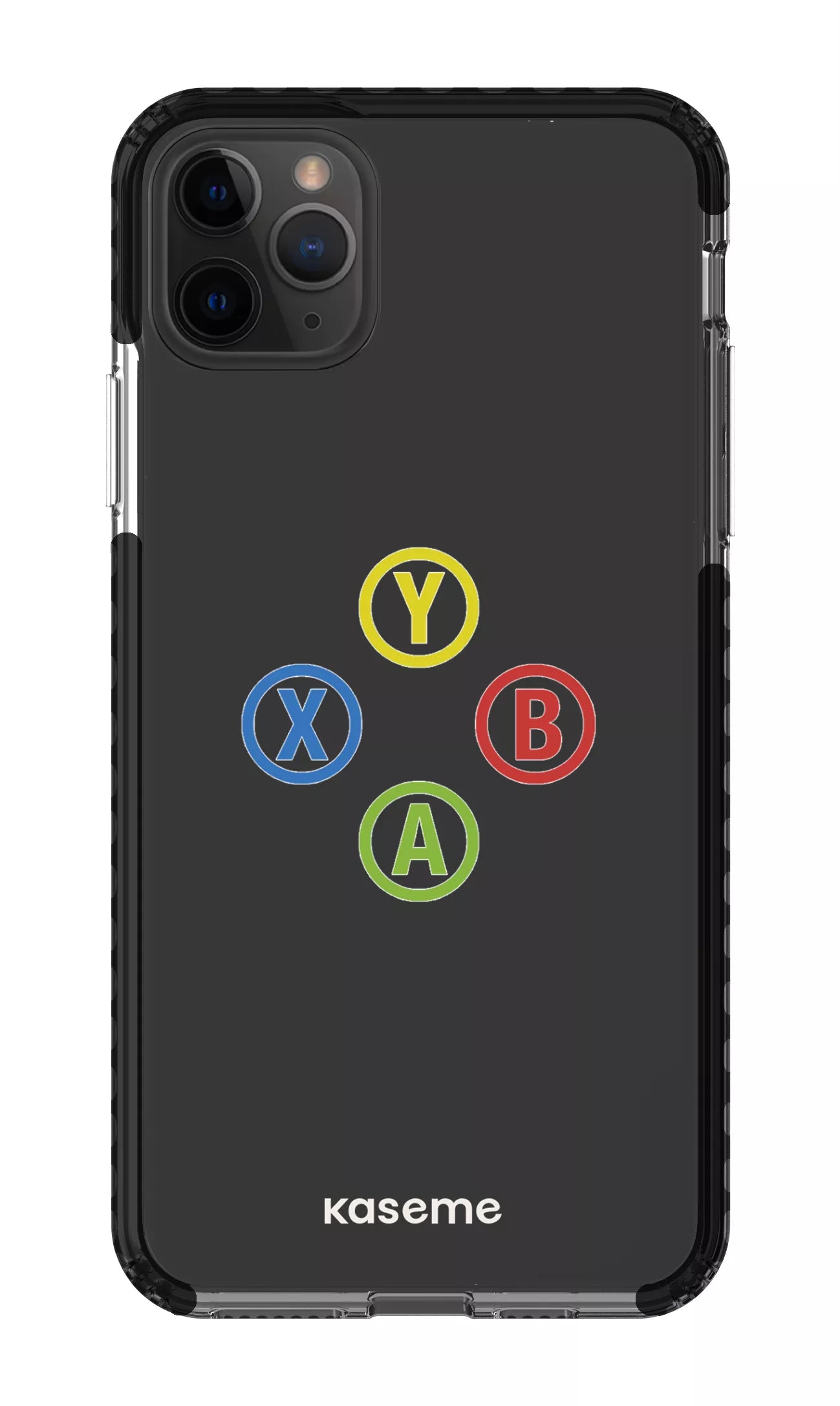 iPhone 11 Pro Max Clear Case - Black Game Clear Case -