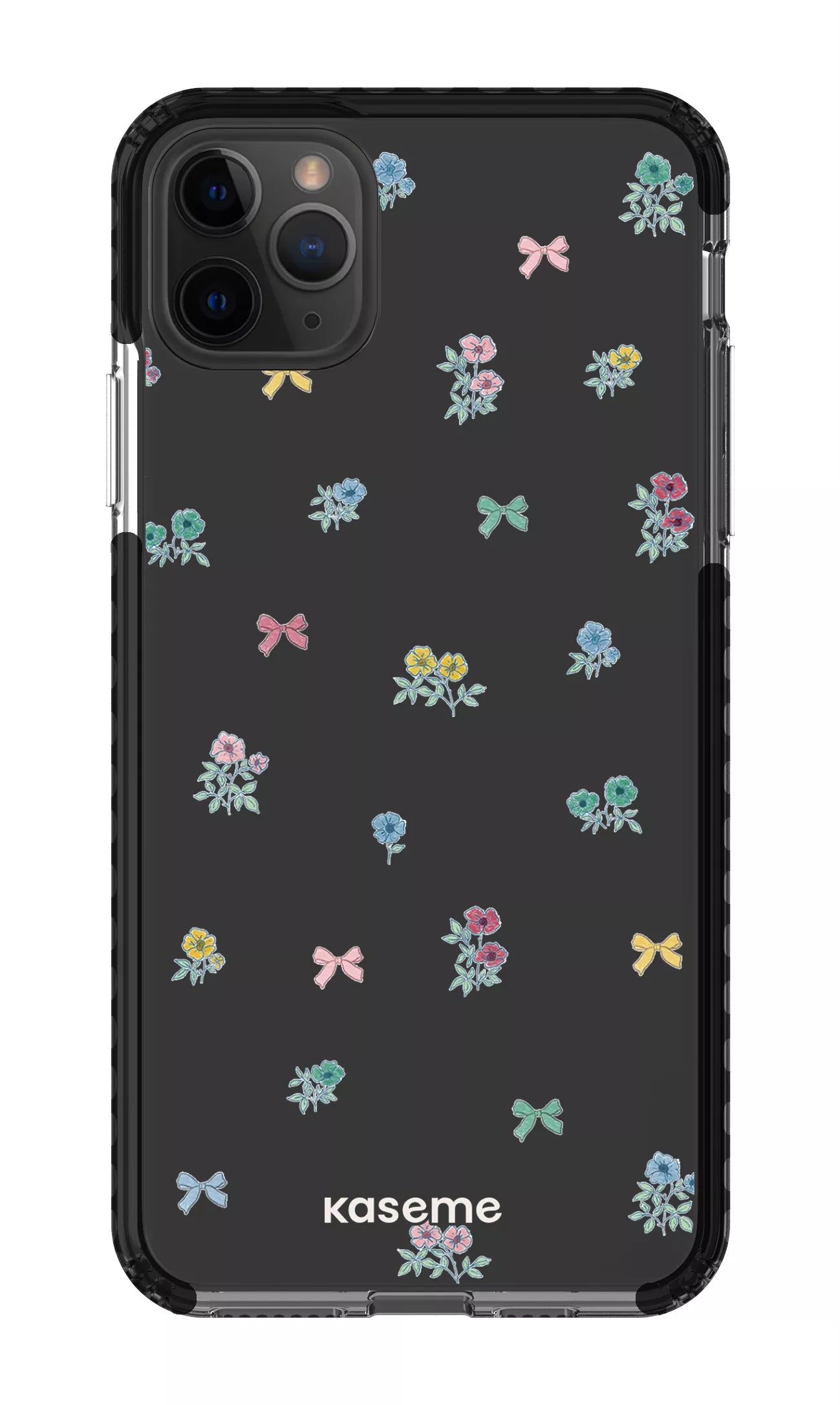 iPhone 11 Pro Max Clear Case - Black Graceful Clear Case -