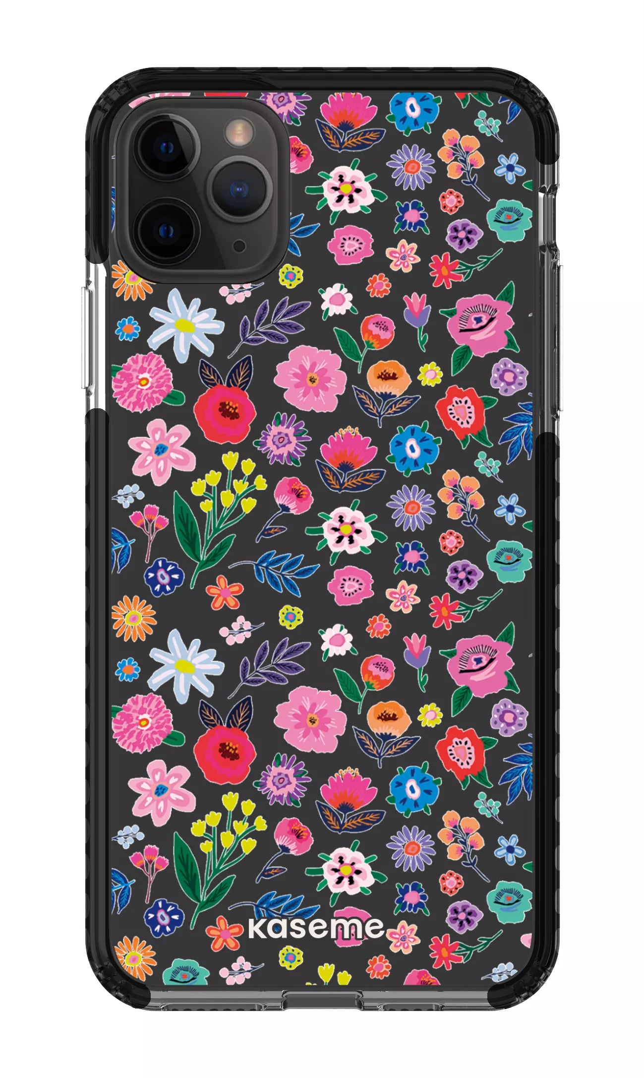 iPhone 11 Pro Max Clear Case - Black Hallucinate Clear Case -