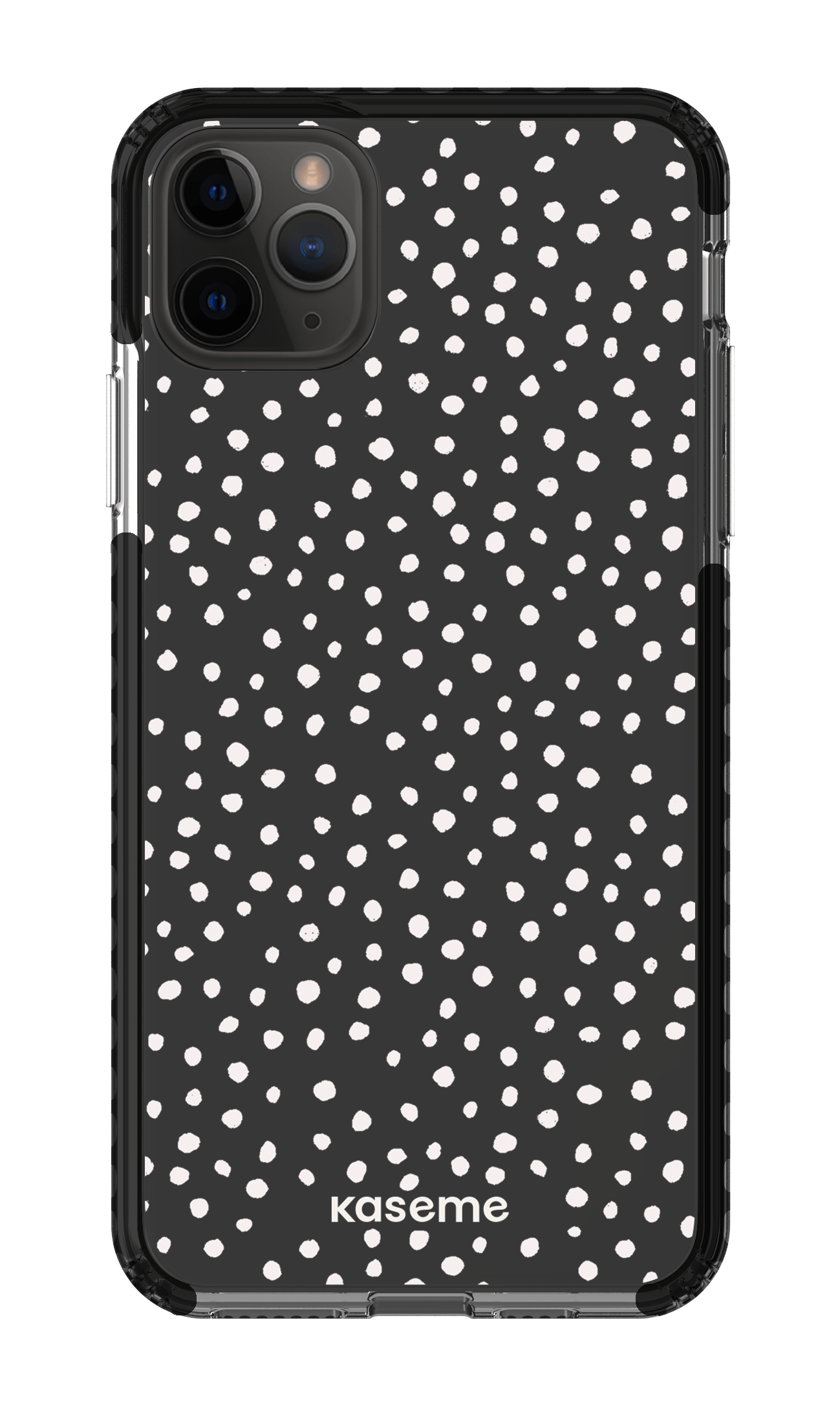 iPhone 11 Pro Max Clear Case - Black Honey Clear Case -