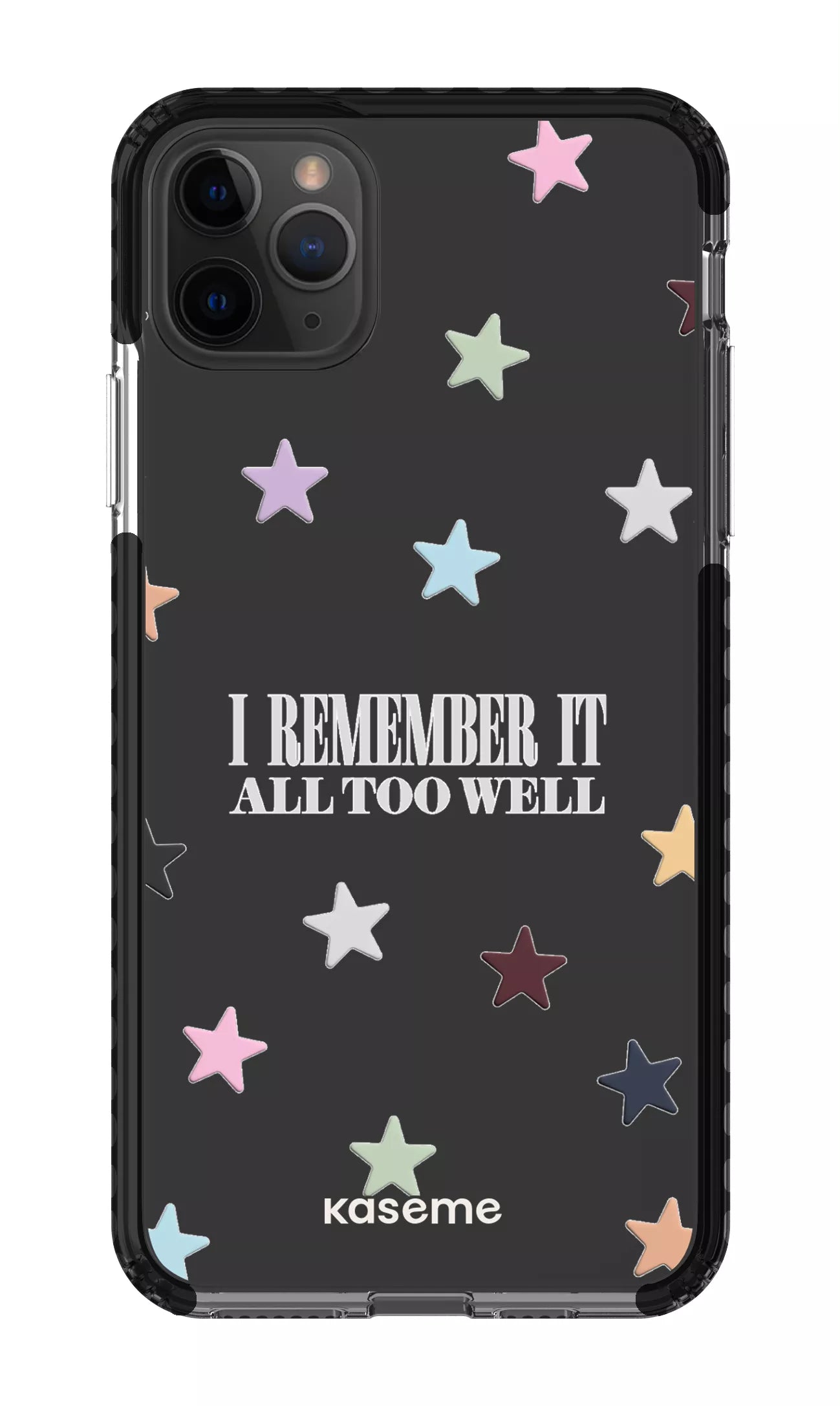 iPhone 11 Pro Max Clear Case - Black It Was Rare Clear Case -