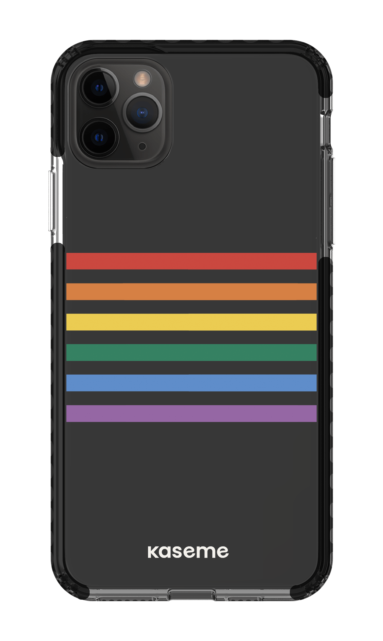 iPhone 11 Pro Max Clear Case - Black Out and proud Clear Case -