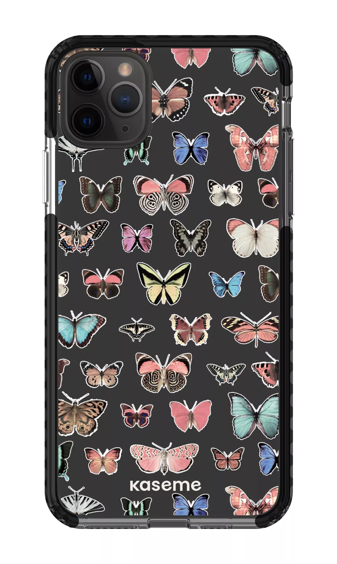 iPhone 11 Pro Max Clear Case - Black Paloma Clear Case -