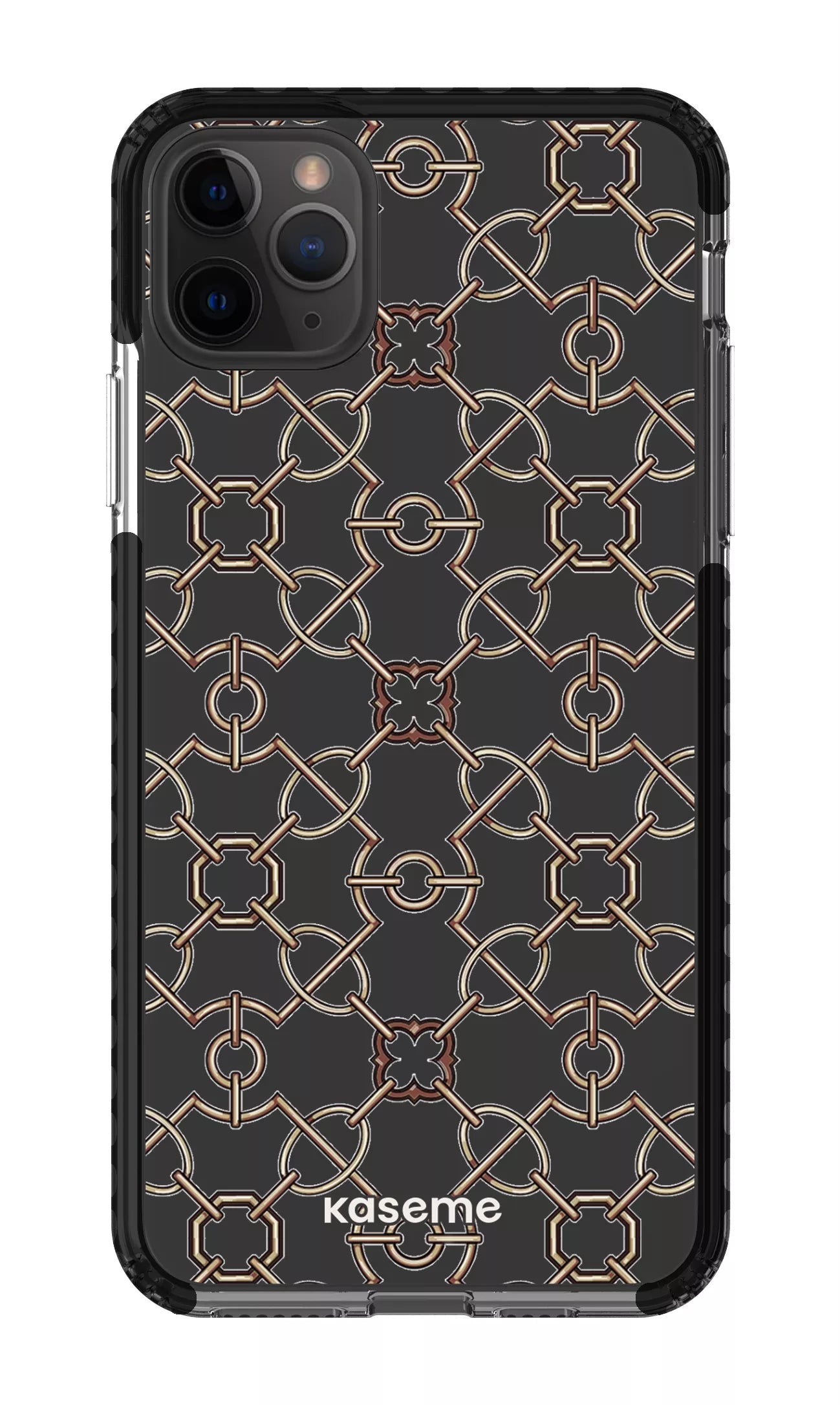 iPhone 11 Pro Max Clear Case - Black Refined Clear Case -