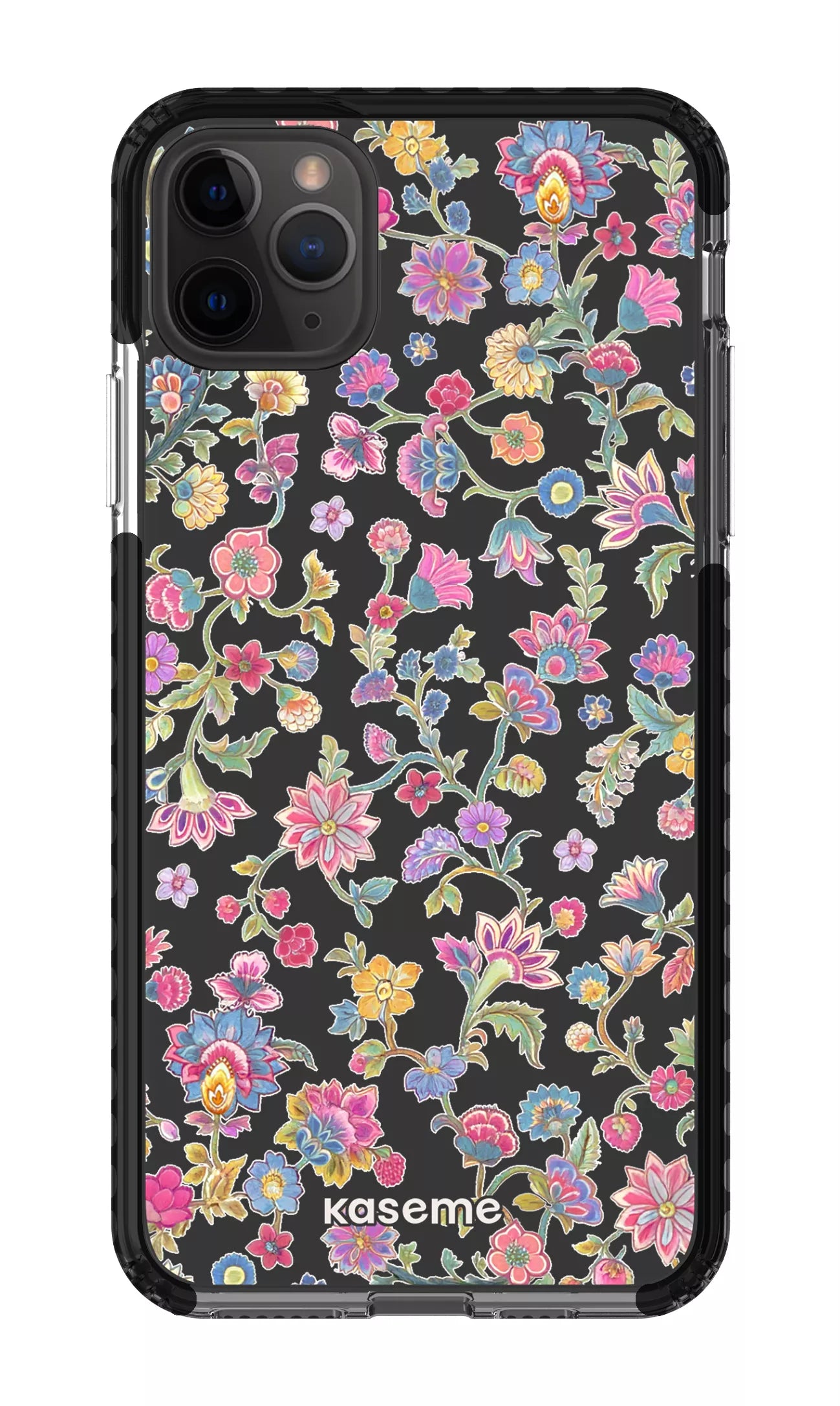 iPhone 11 Pro Max Clear Case - Black Secret Garden Clear Case -