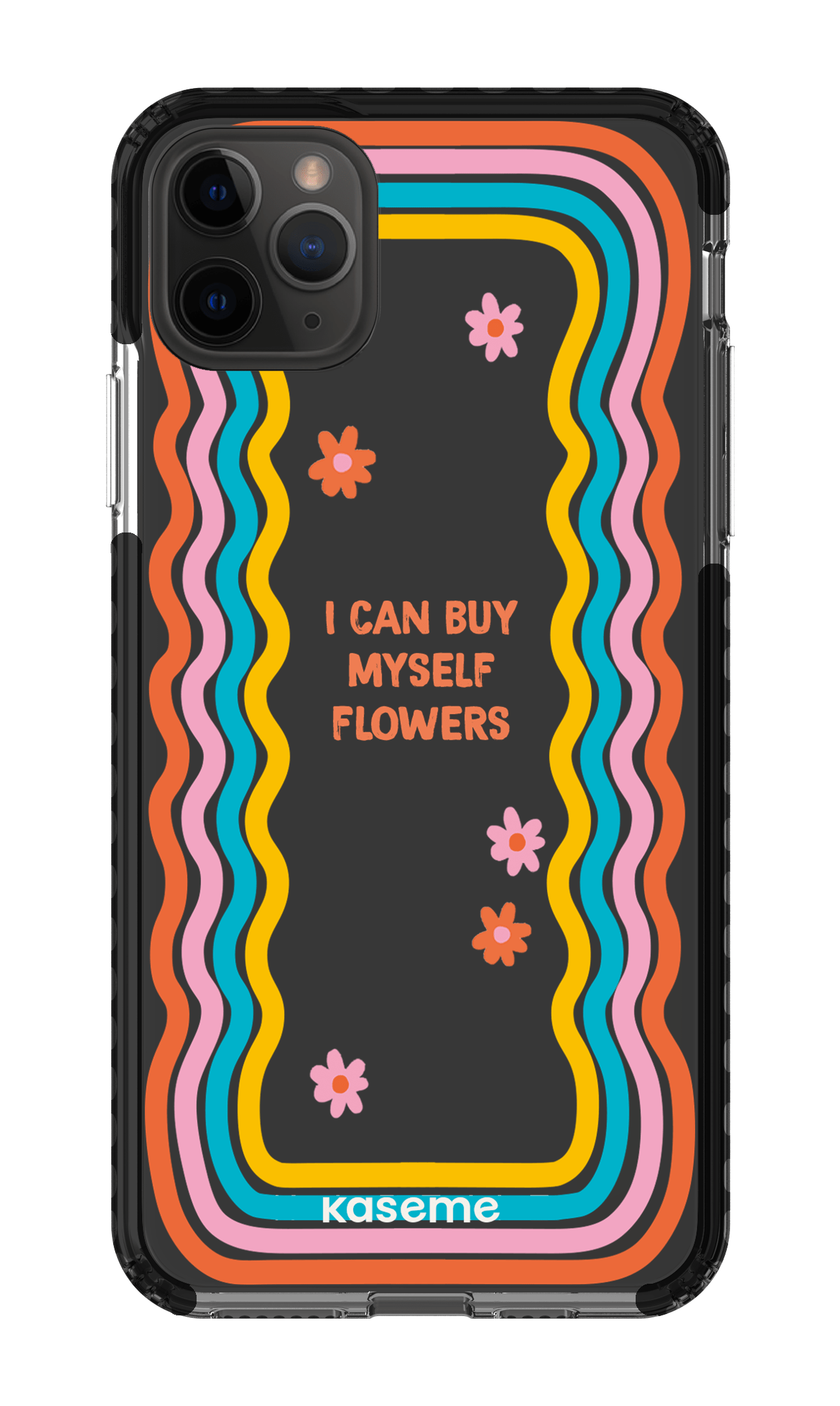 iPhone 11 Pro Max Clear Case - Black She Can Clear Case -