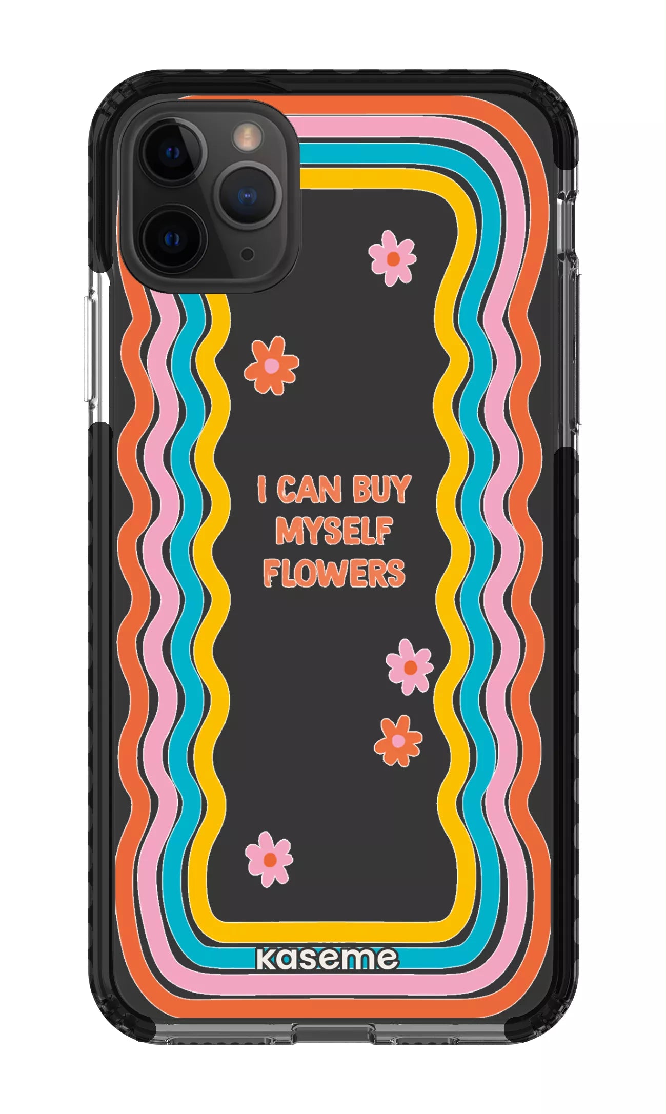 iPhone 11 Pro Max Clear Case - Black She Can Clear Case -