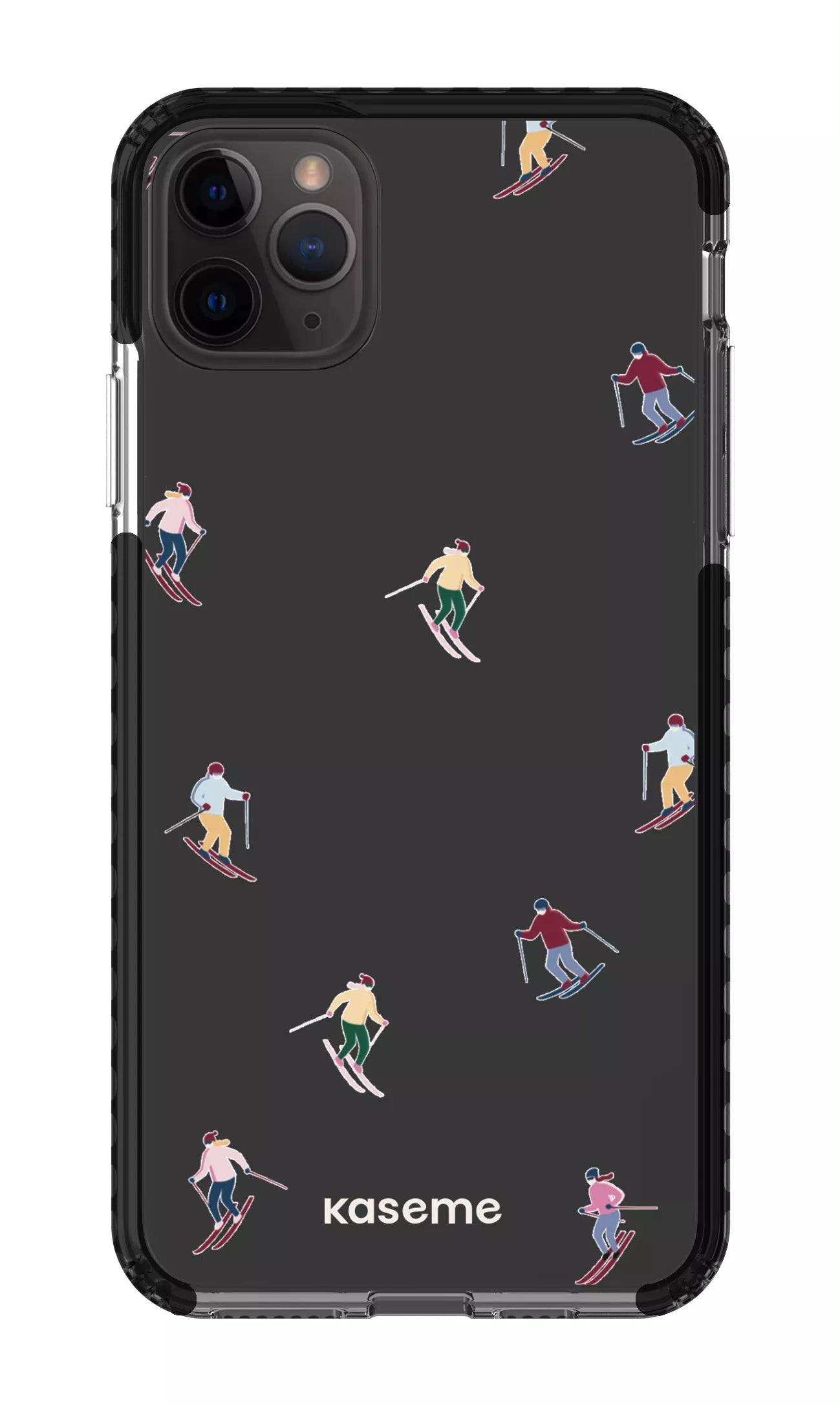 iPhone 11 Pro Max Clear Case - Black Slope Clear Case -