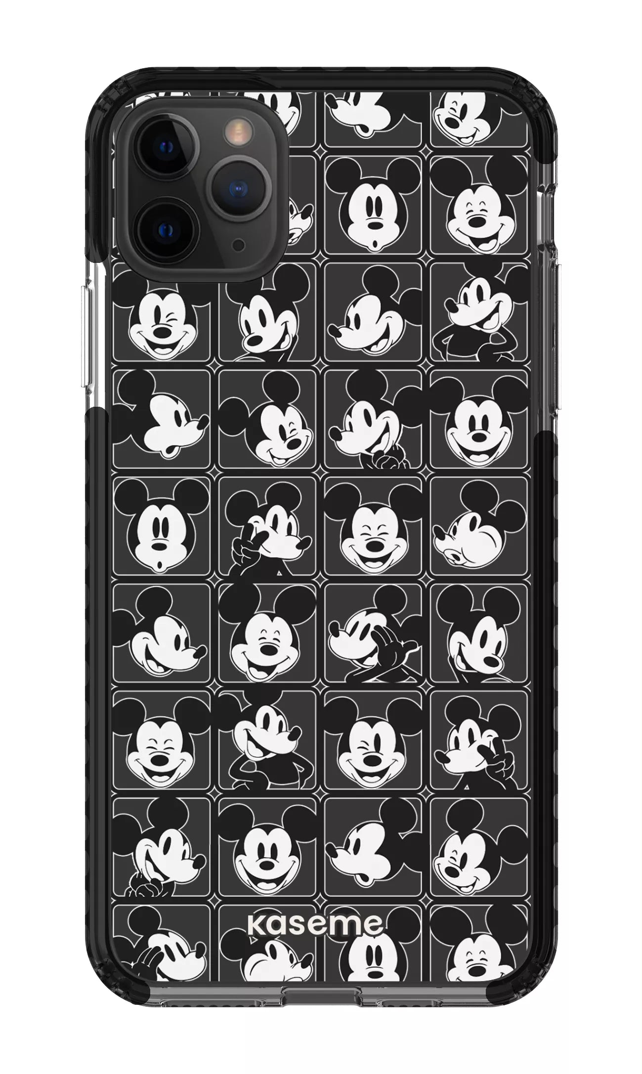 iPhone 11 Pro Max Clear Case - Black Whimsy Clear Case -