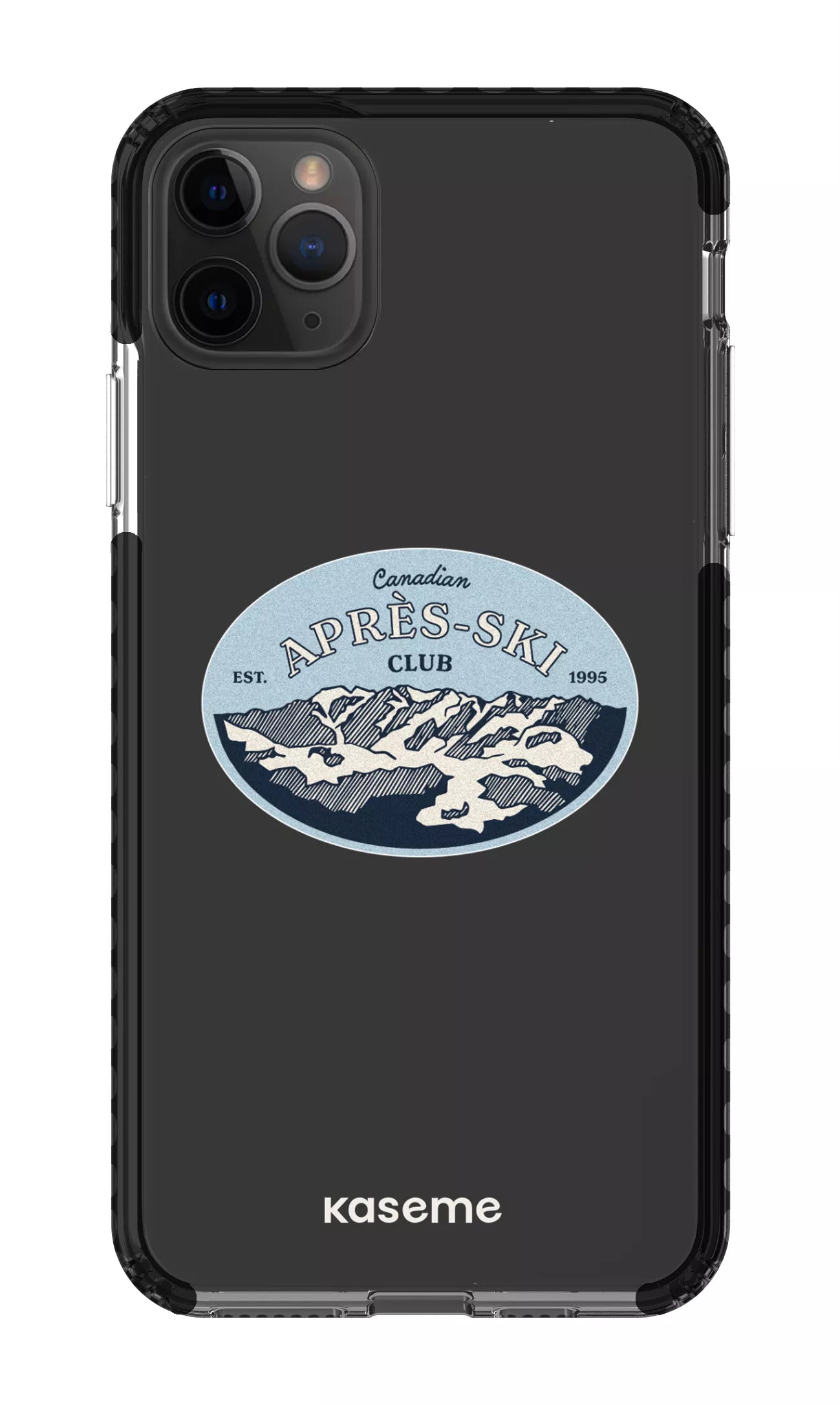 iPhone 11 Pro Max Clear Case - Black Whistler Clear Case -