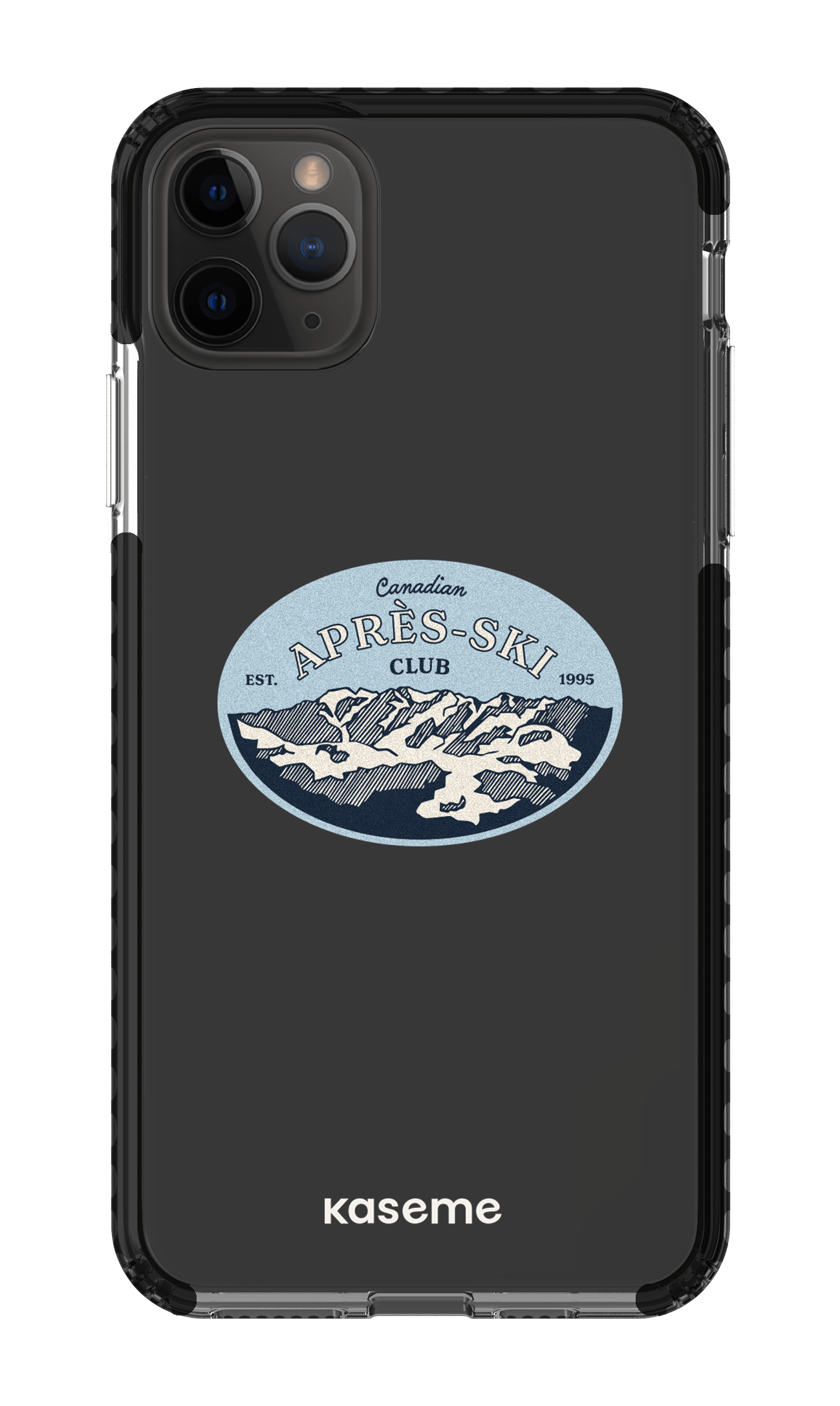 iPhone 11 Pro Max Clear Case - Black Whistler Clear Case -