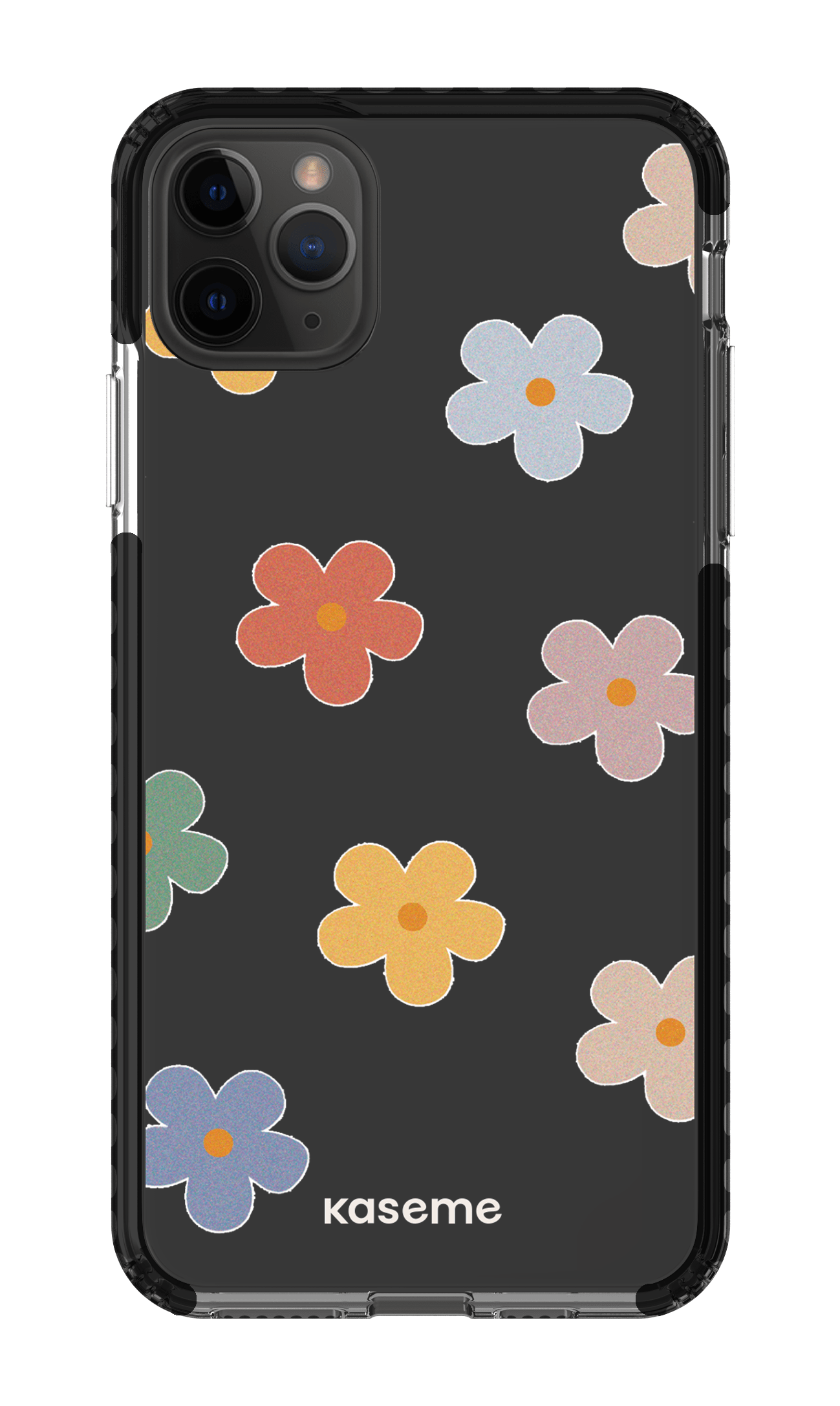 iPhone 11 Pro Max Clear Case - Black Woodstock Big Clear Case -