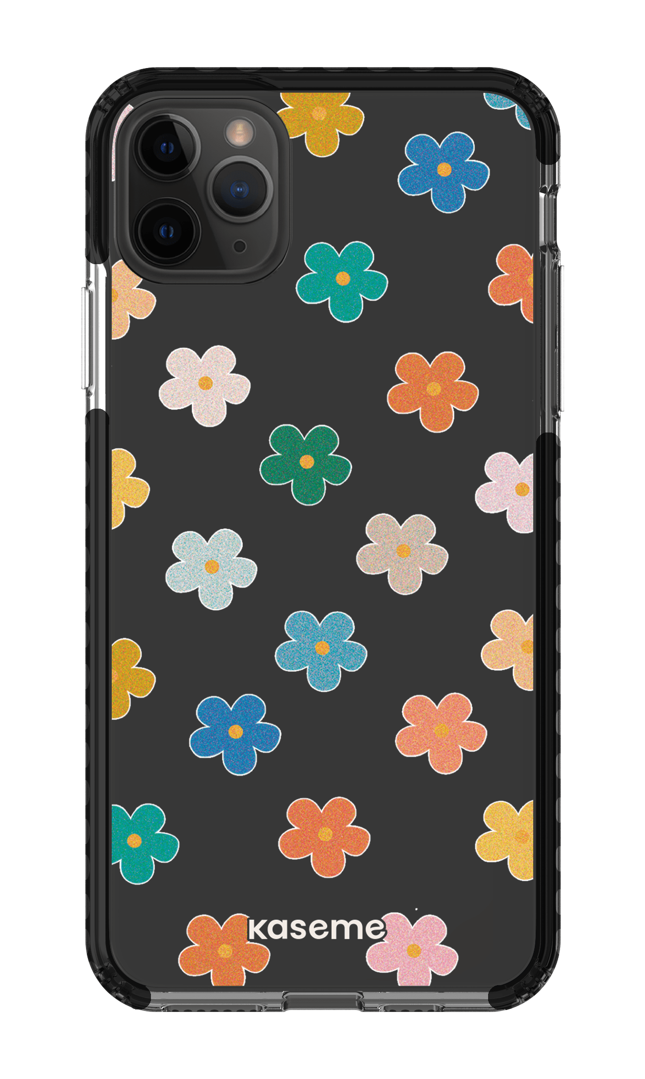 iPhone 11 Pro Max Clear Case - Black Woodstock Clear Case -