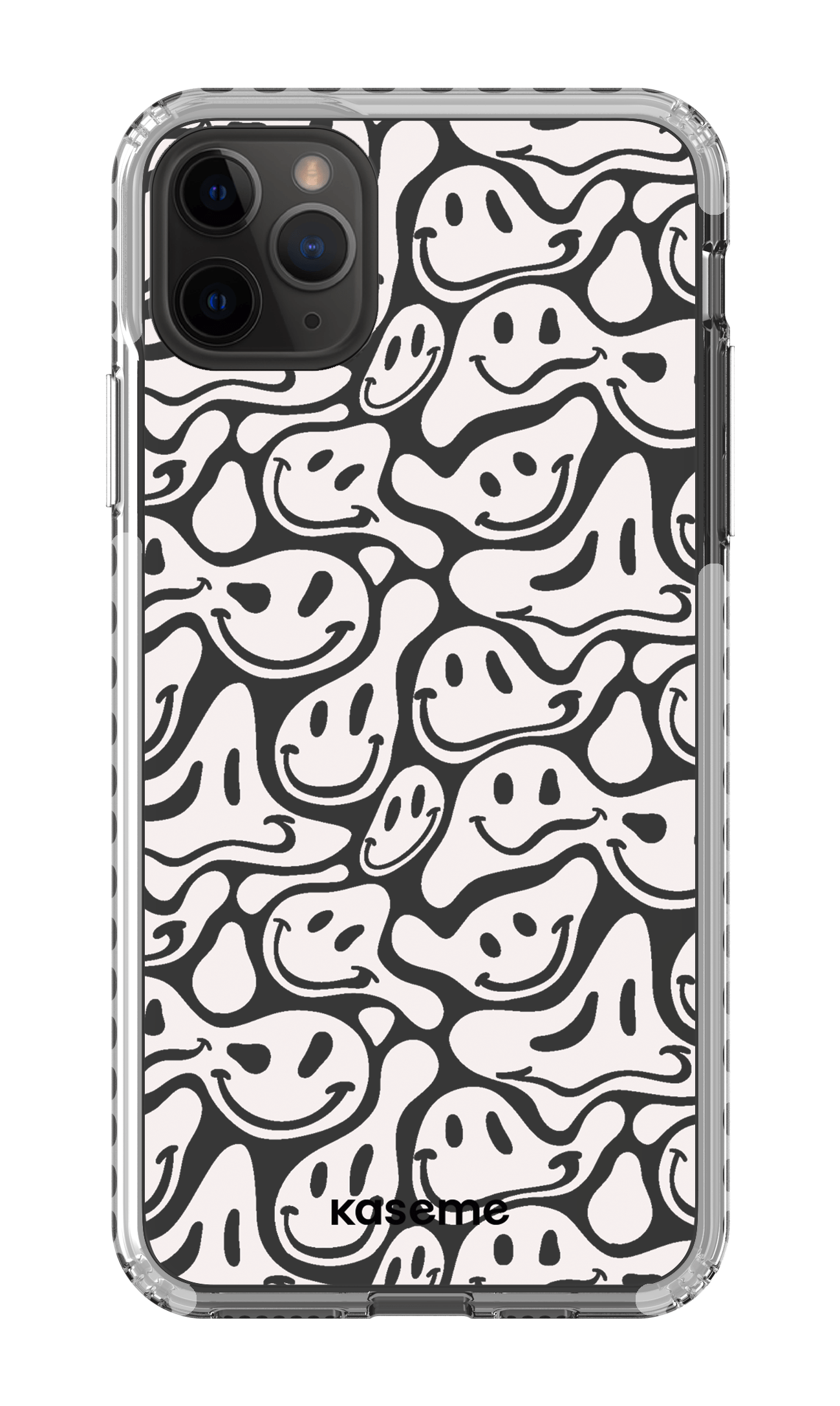 iPhone 11 Pro Max Clear Case - White Dystopia Clear Case -