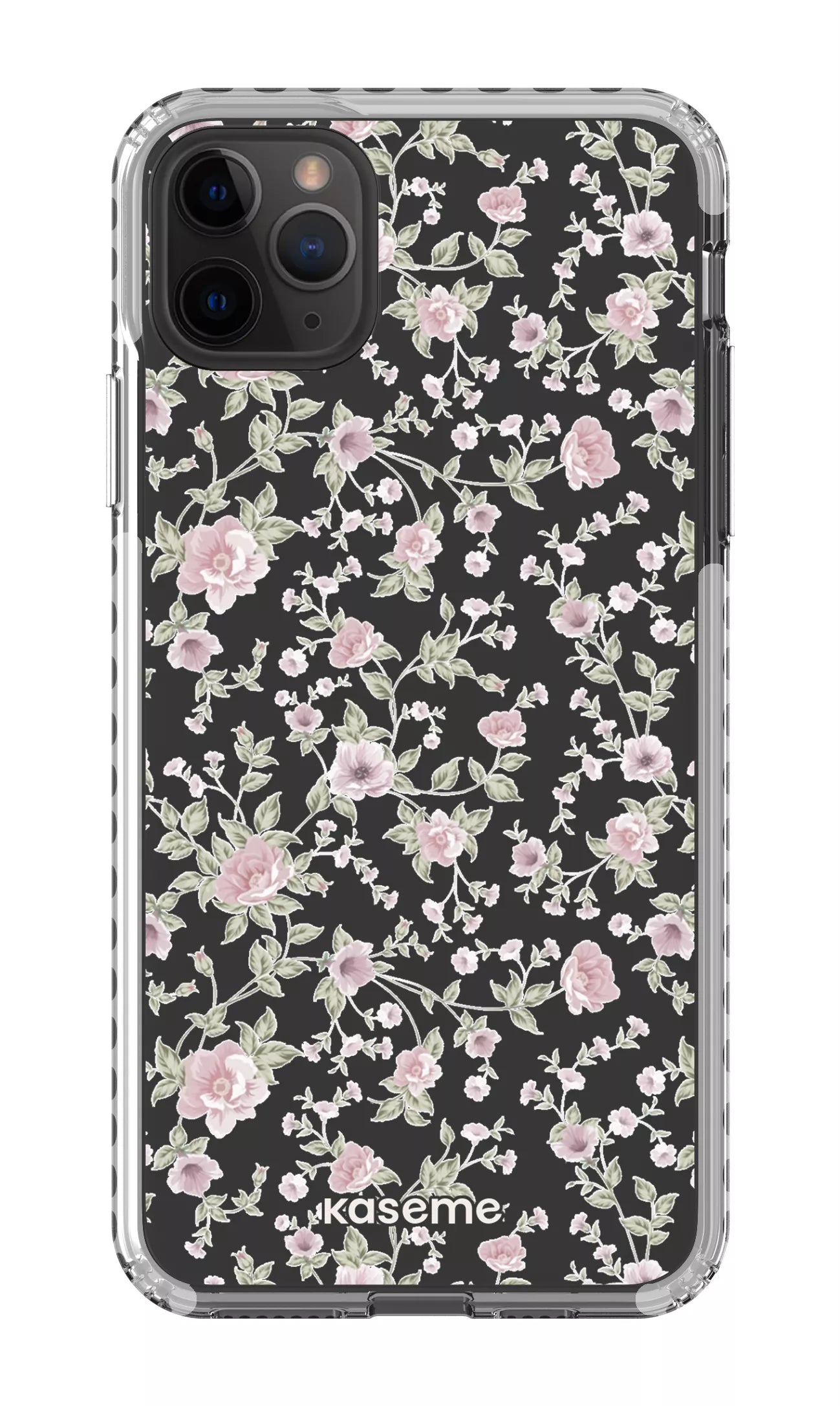 iPhone 11 Pro Max Clear Case - White La Vie en Rose Clear Case -