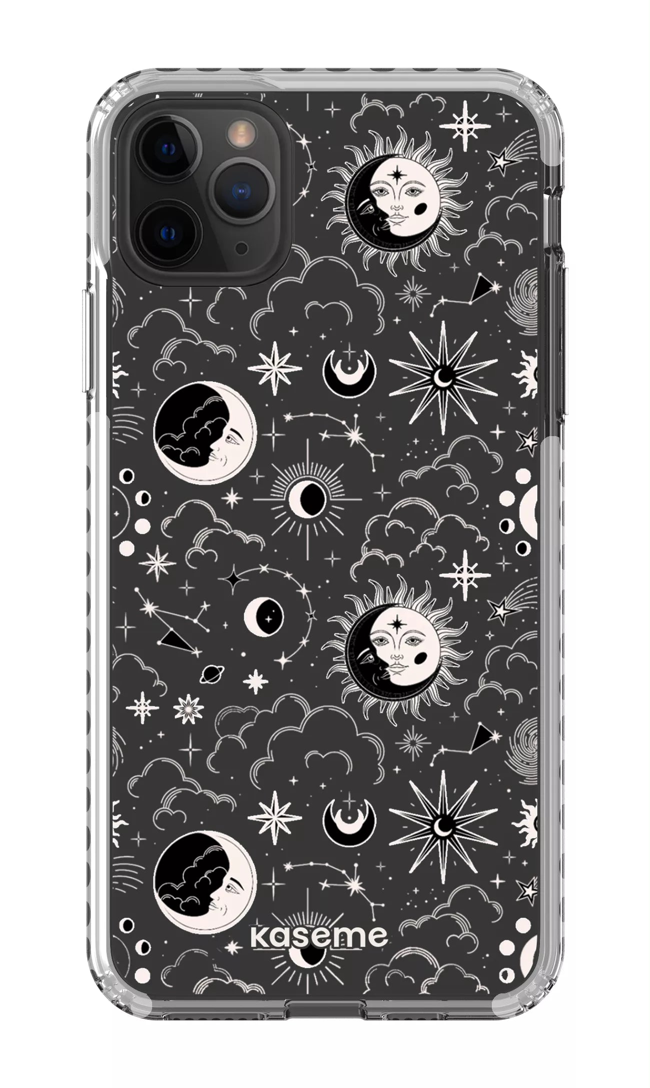 iPhone 11 Pro Max Clear Case - White Milky Way White Clear Case -