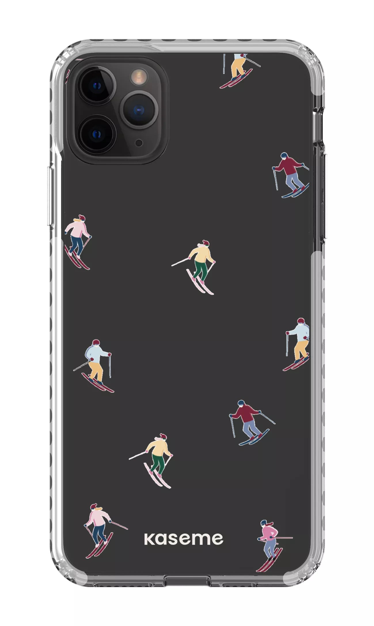 iPhone 11 Pro Max Clear Case - White Slope Clear Case -