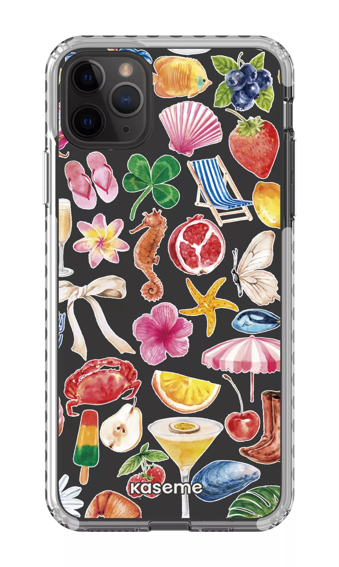 iPhone 11 Pro Max Clear Case - White St-Tropez Clear Case -