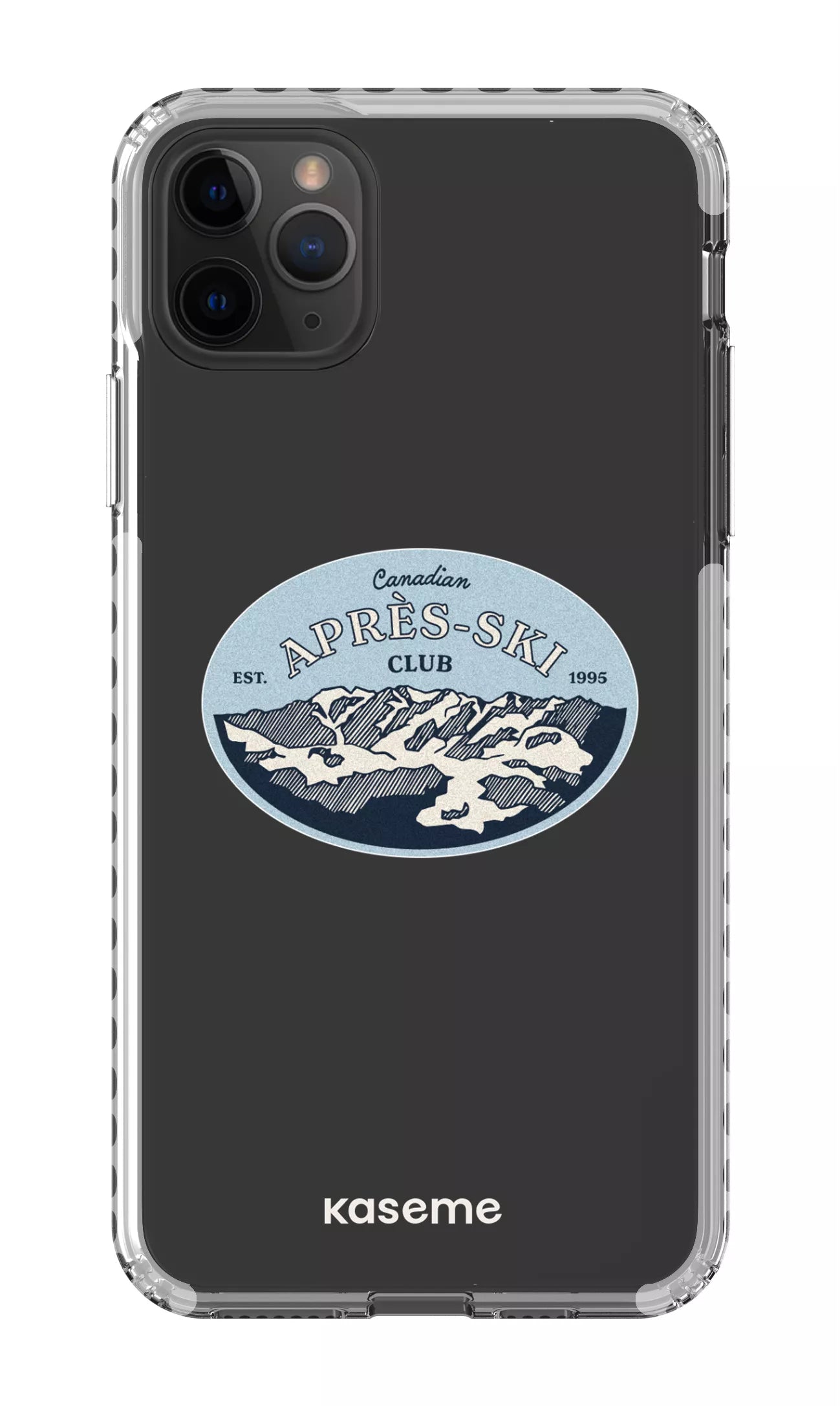 iPhone 11 Pro Max Clear Case - White Whistler Clear Case -