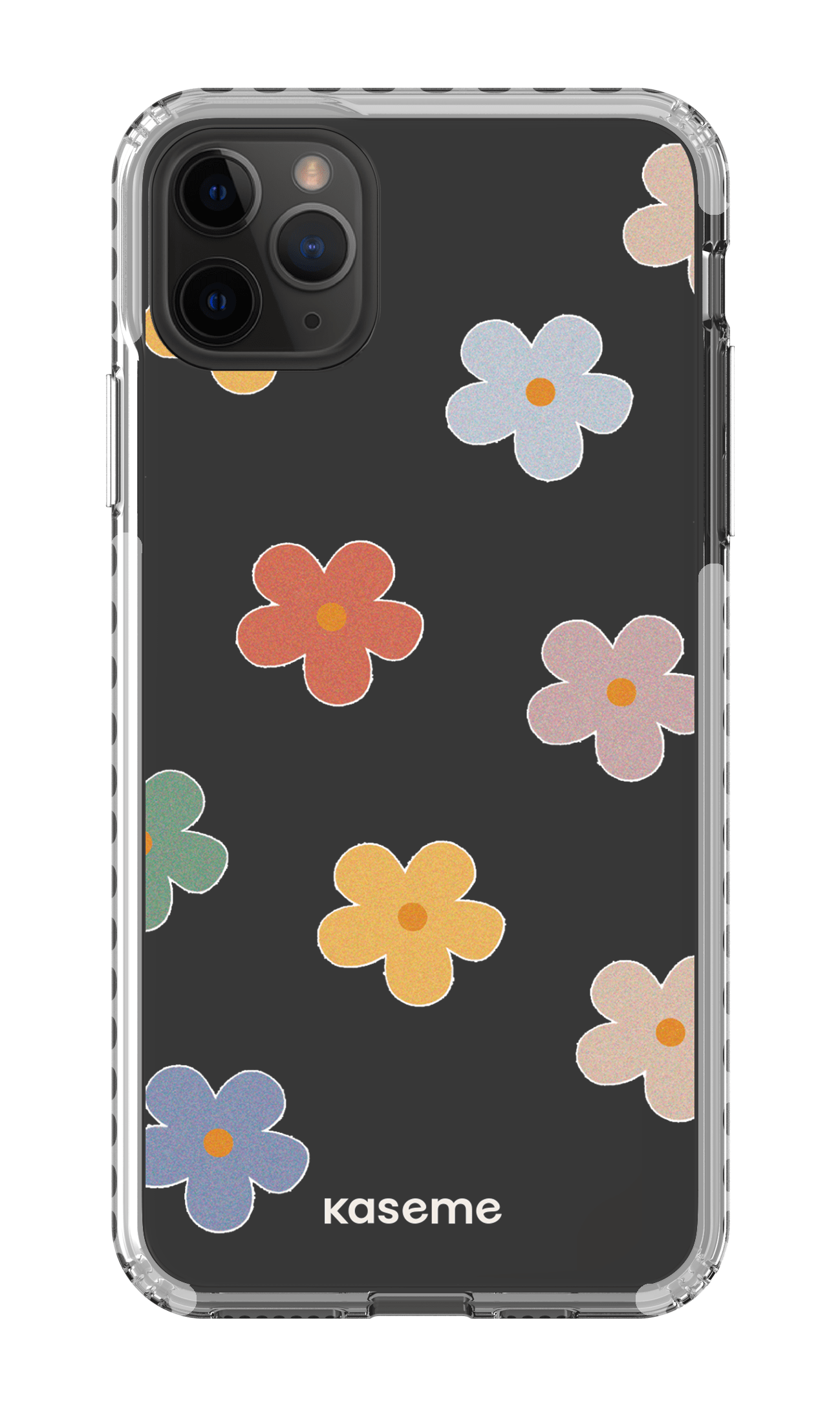 iPhone 11 Pro Max Clear Case - White Woodstock Big Clear Case -