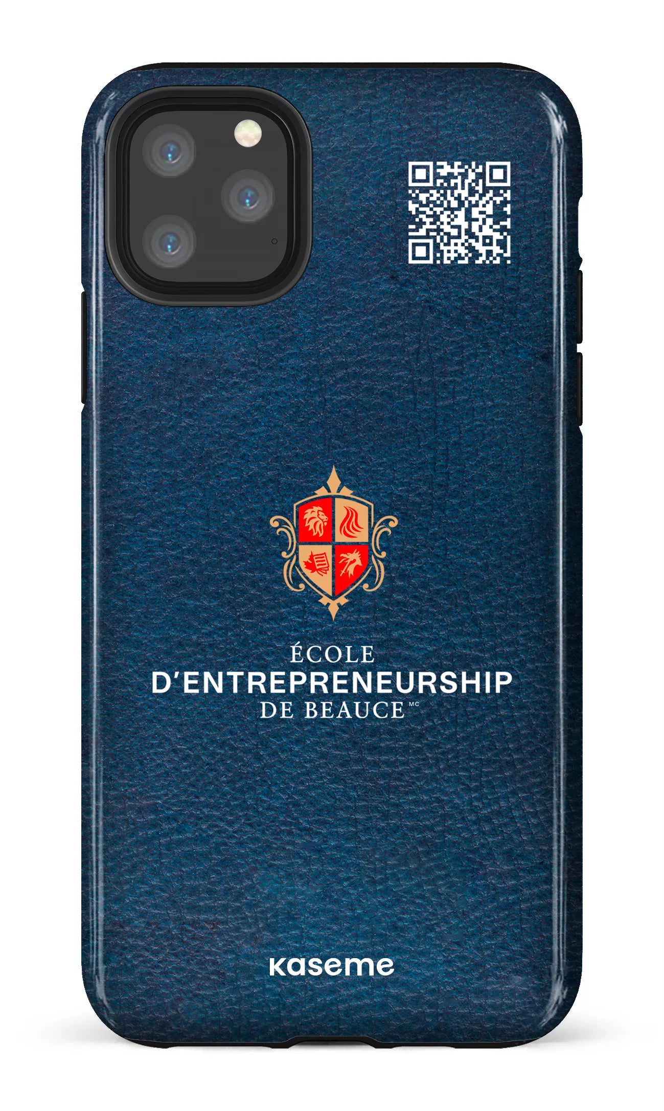 iPhone 11 Pro Max Tough EEB Bleu QR -