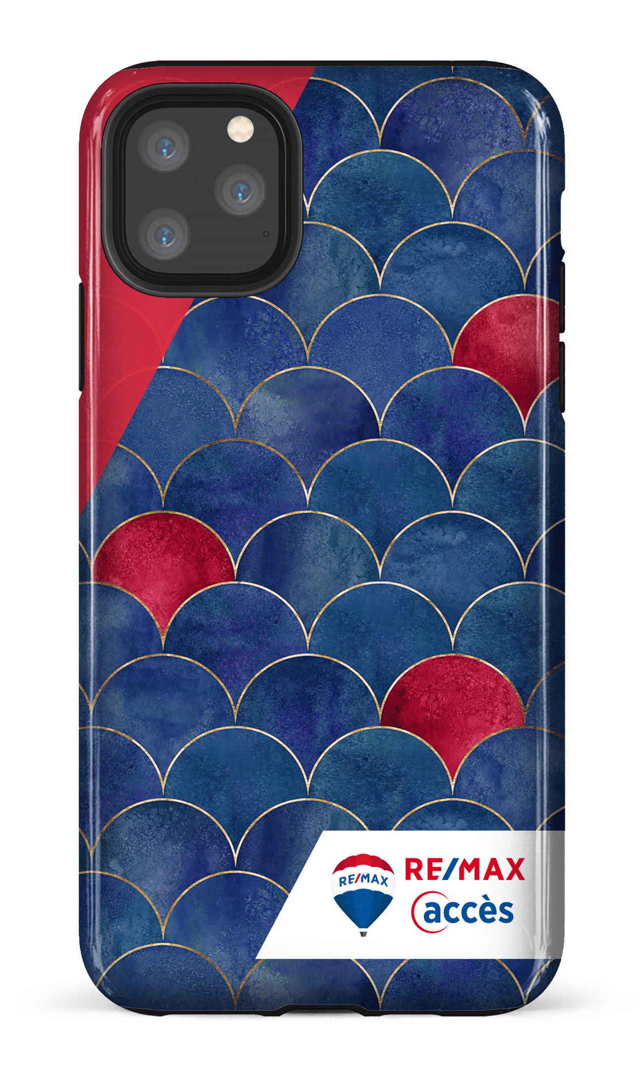 iPhone 11 Pro Max Tough Écailles bicolores -