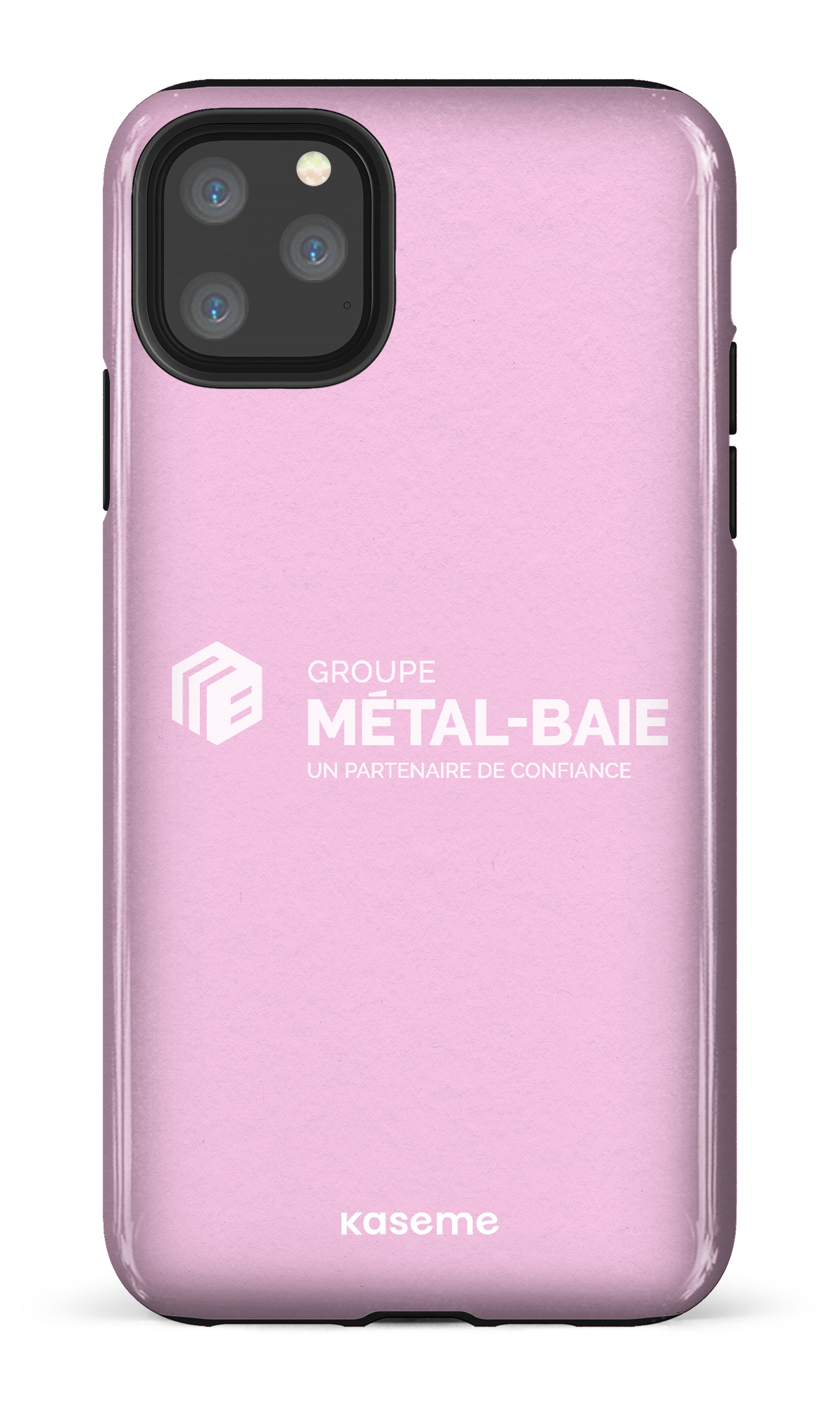 iPhone 11 Pro Max Tough Métal-Baie Rose -