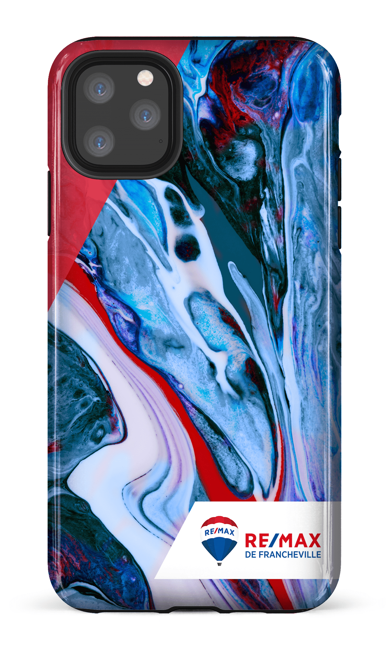 iPhone 11 Pro Max Tough Peinture marbrée claire de Francheville -
