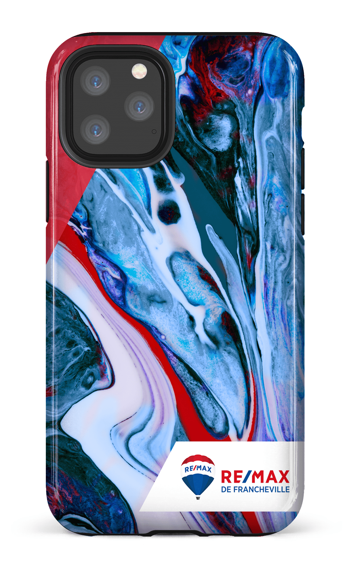 iPhone 11 Pro Tough Peinture marbrée claire de Francheville -
