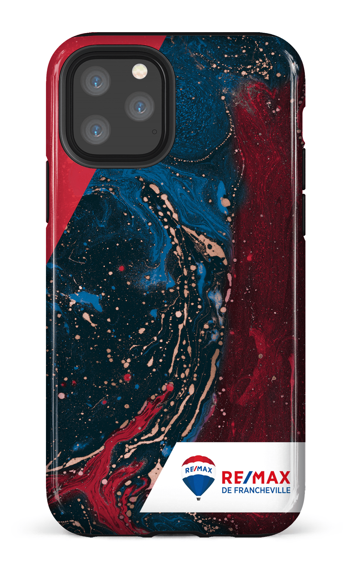 iPhone 11 Pro Tough Peinture marbrée sombre de Francheville -