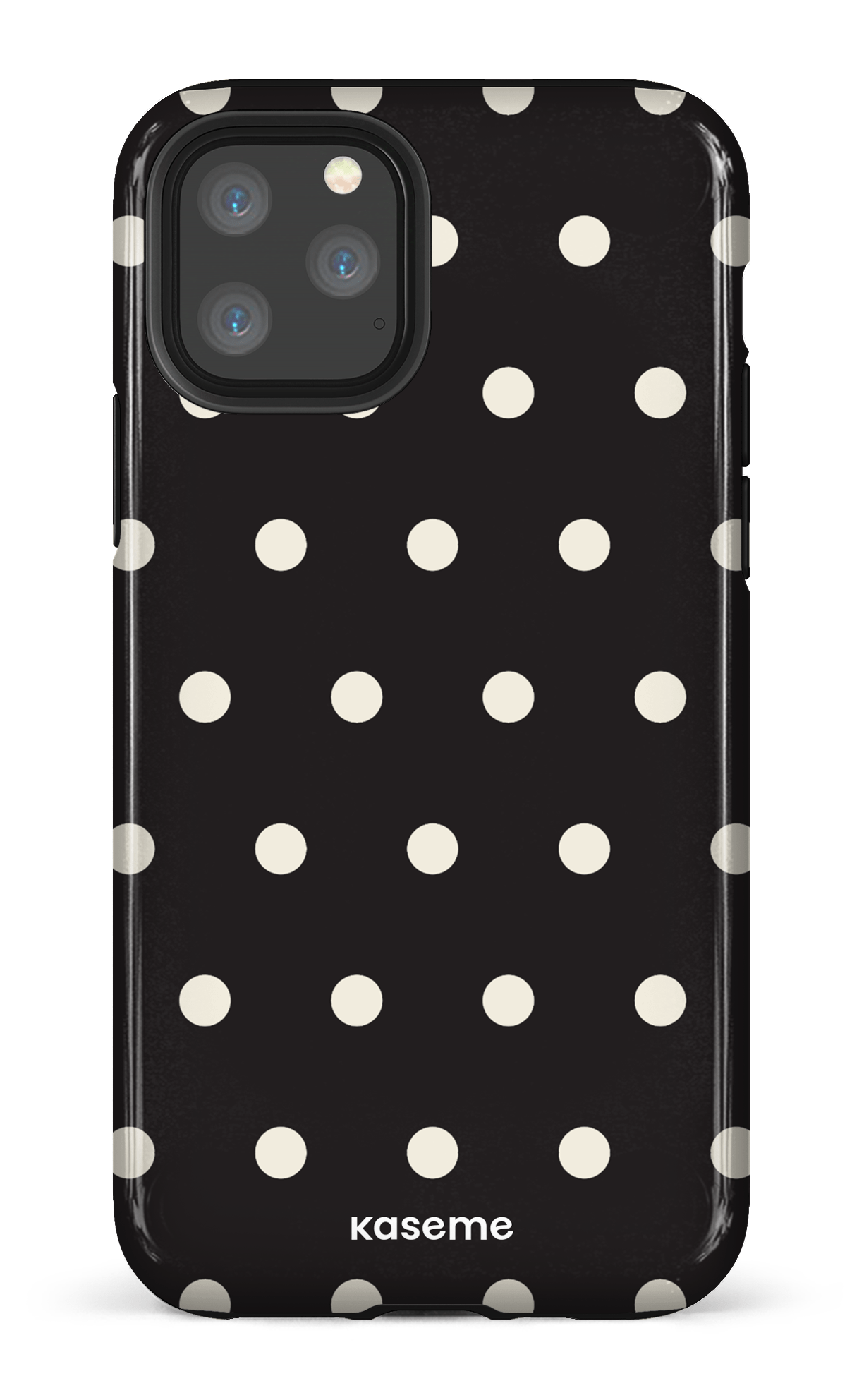 iPhone 11 Pro Tough Polka Black -