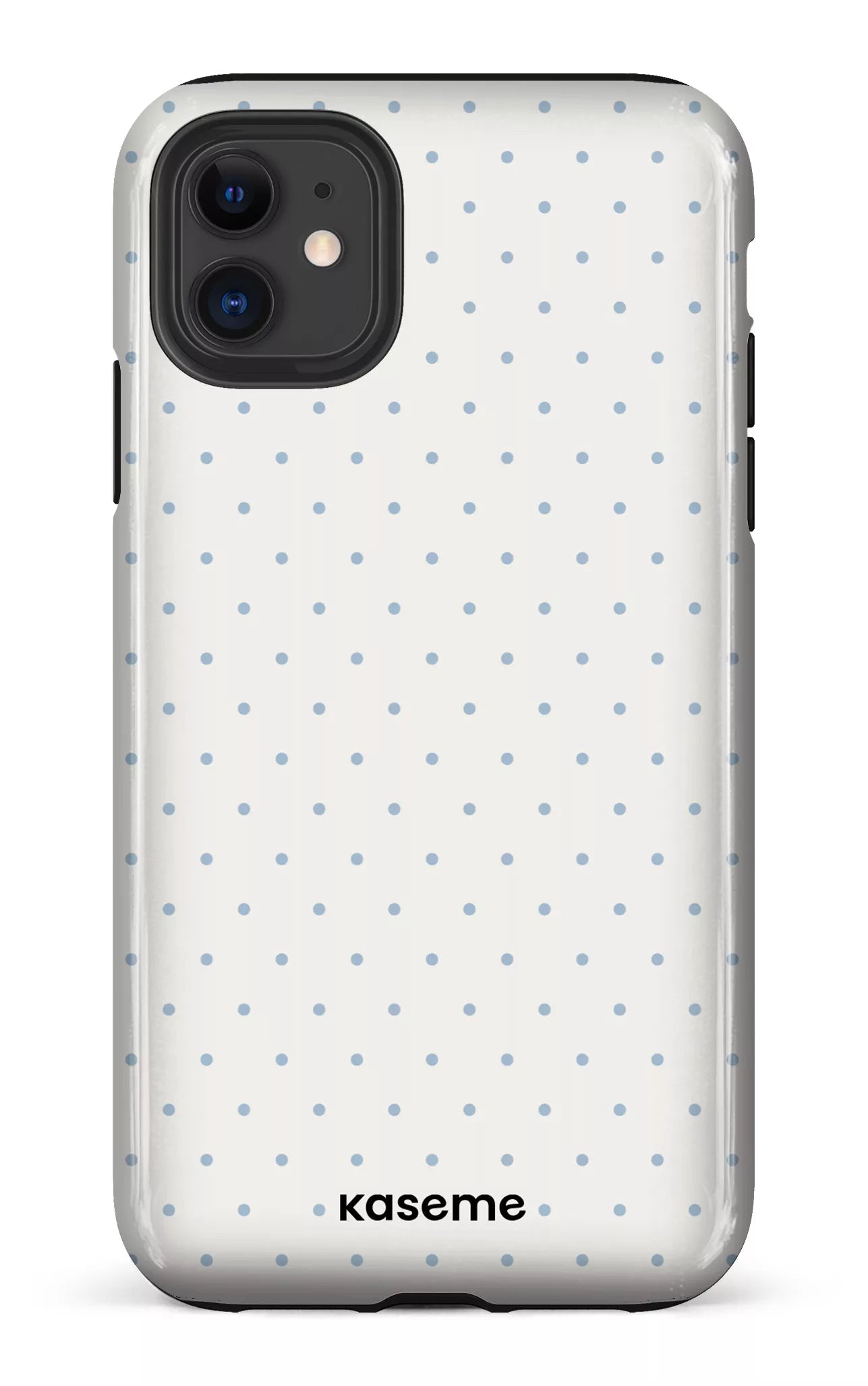 iPhone 11 Tough Ditsy White & Blue -