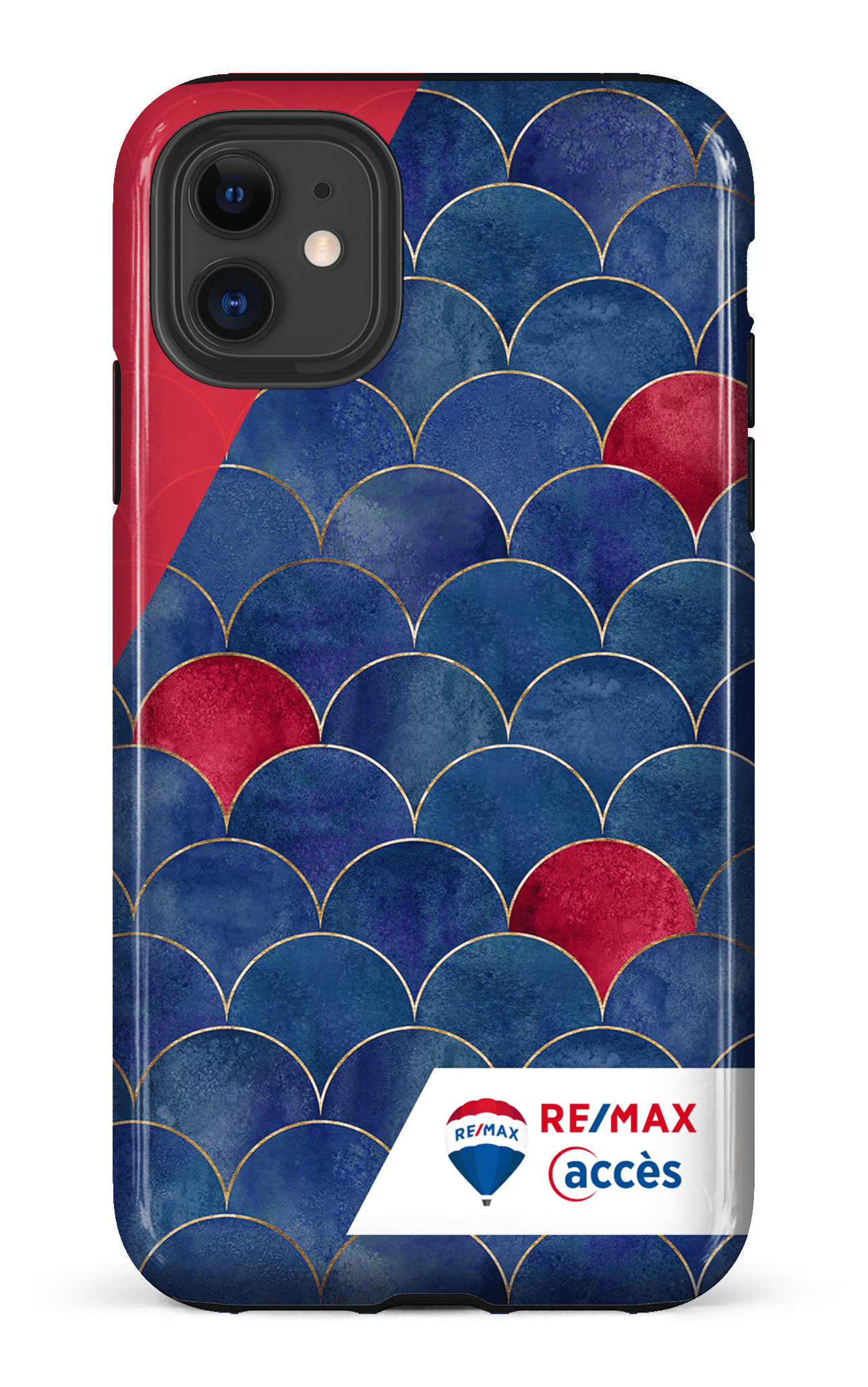 iPhone 11 Tough Écailles bicolores -