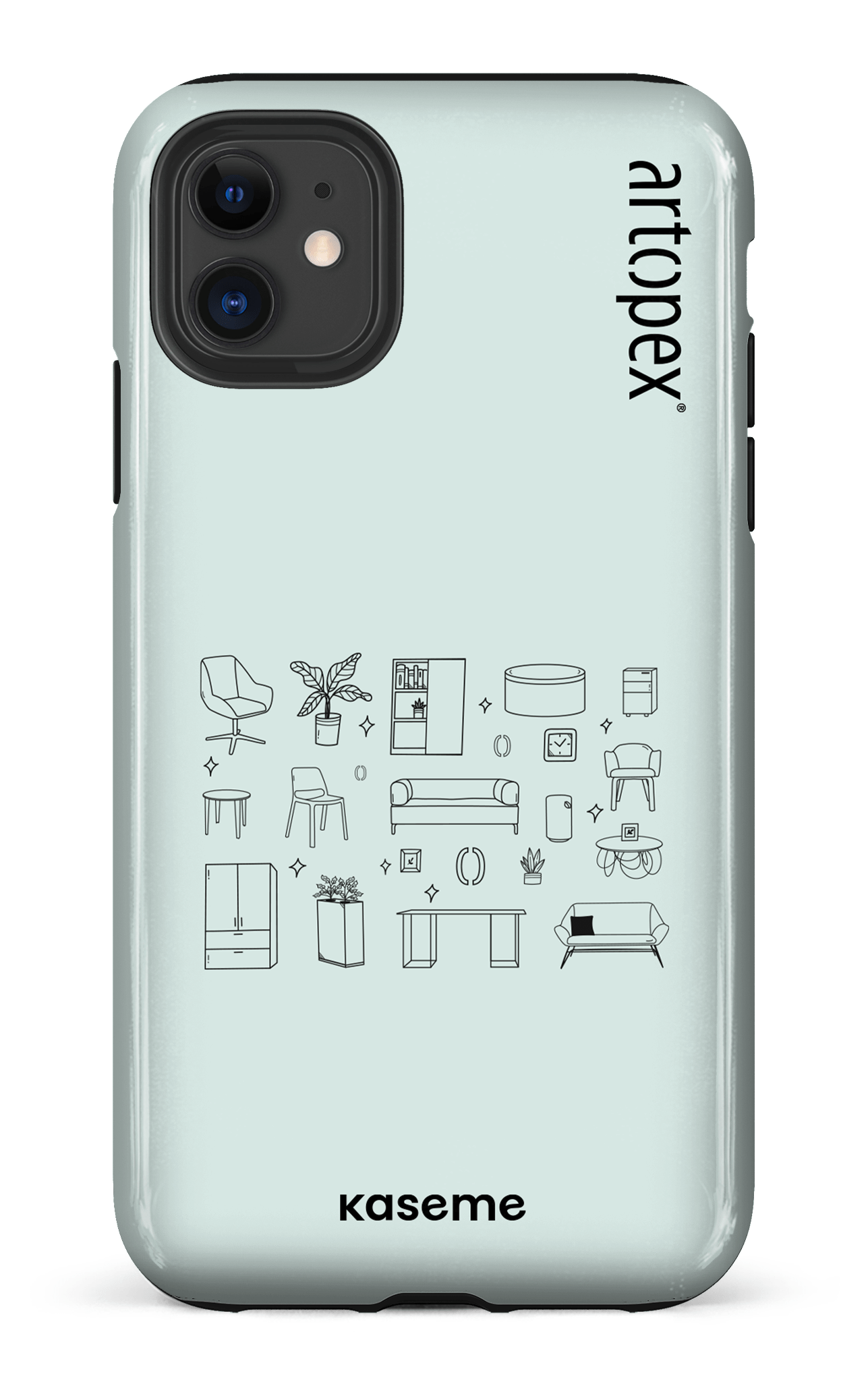 iPhone 11 Tough L'essentiel menthe par Artopex -