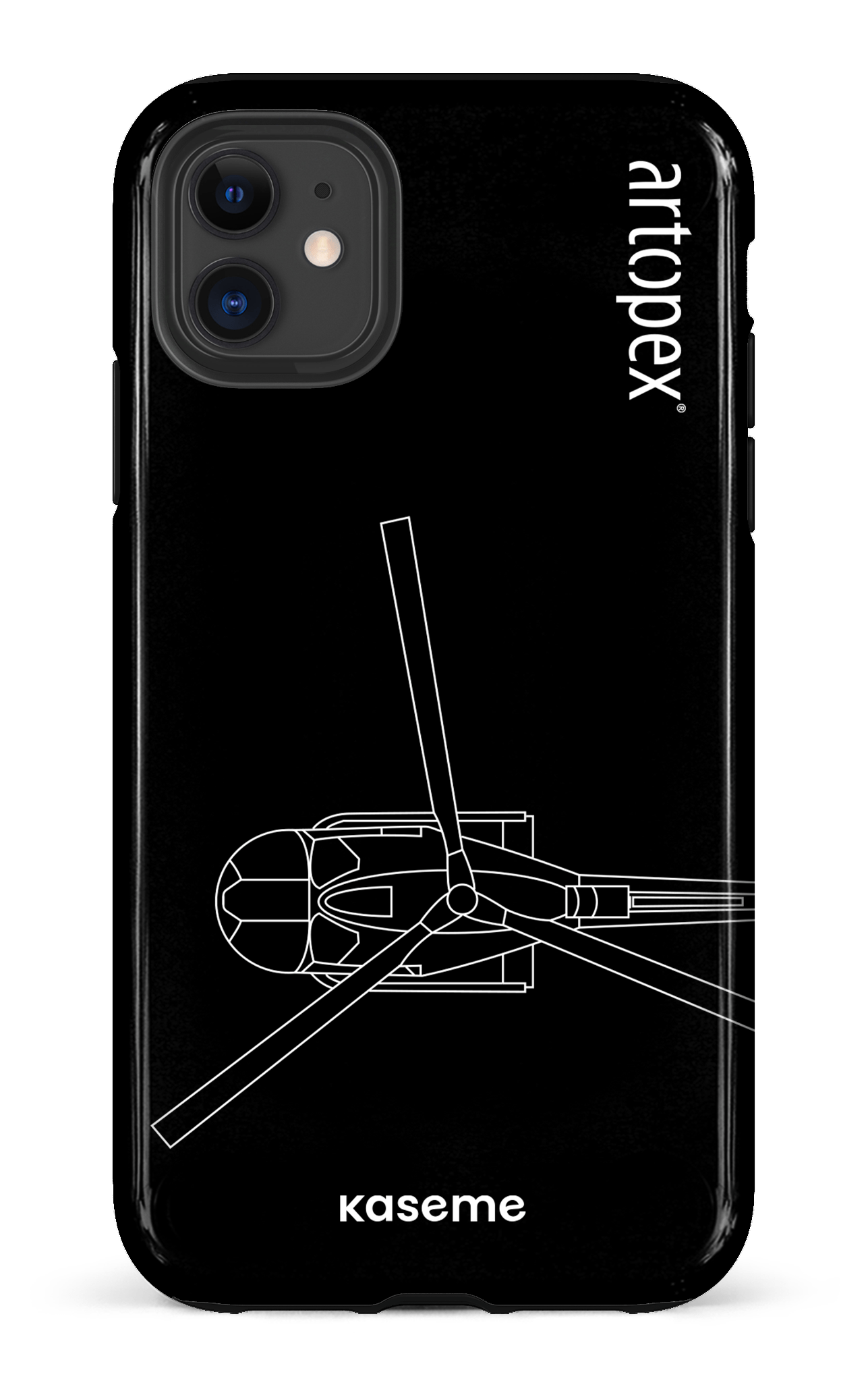 iPhone 11 Tough L'hélico par Artopex -
