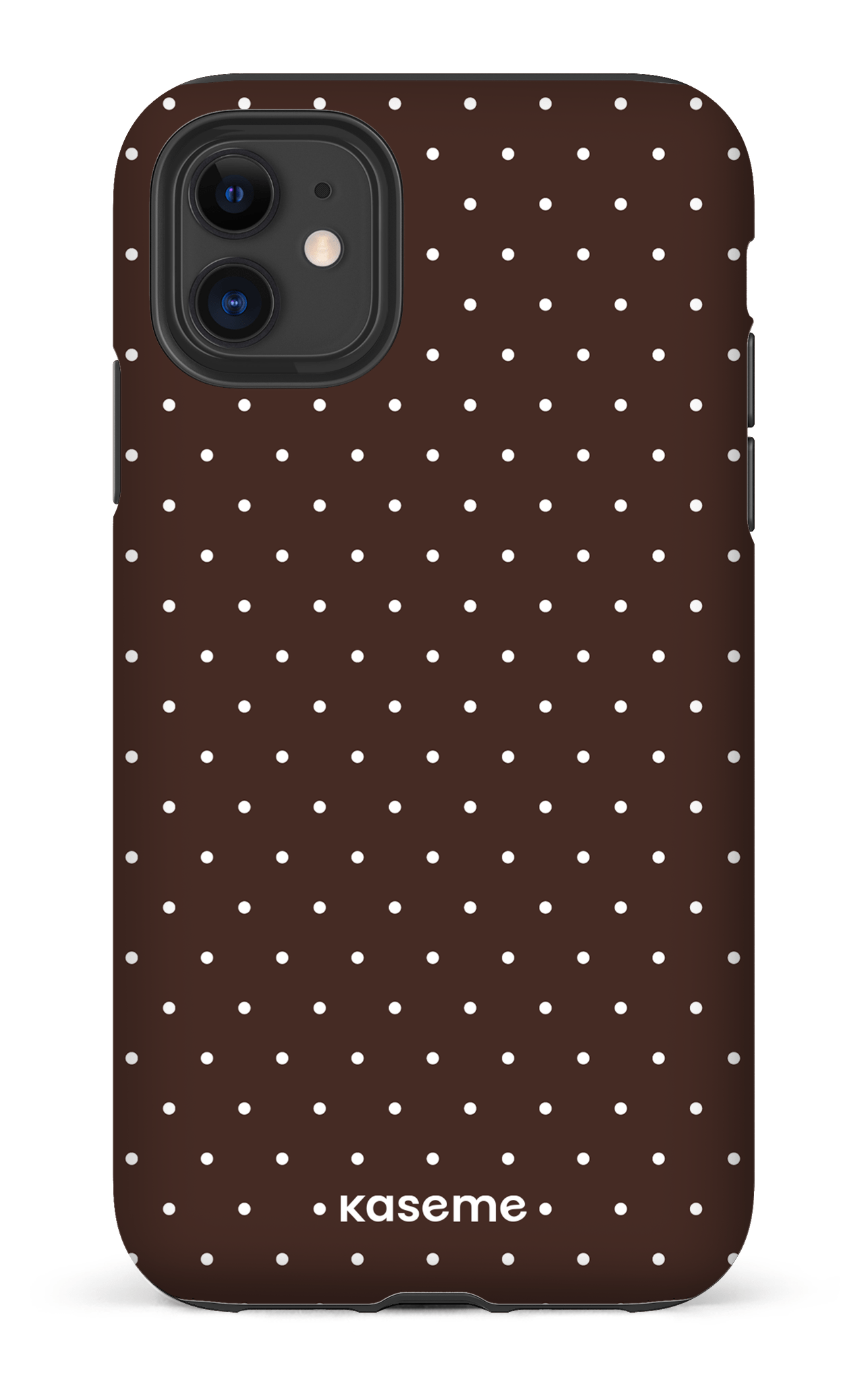 iPhone 11 Tough Matte Ditsy Brown -