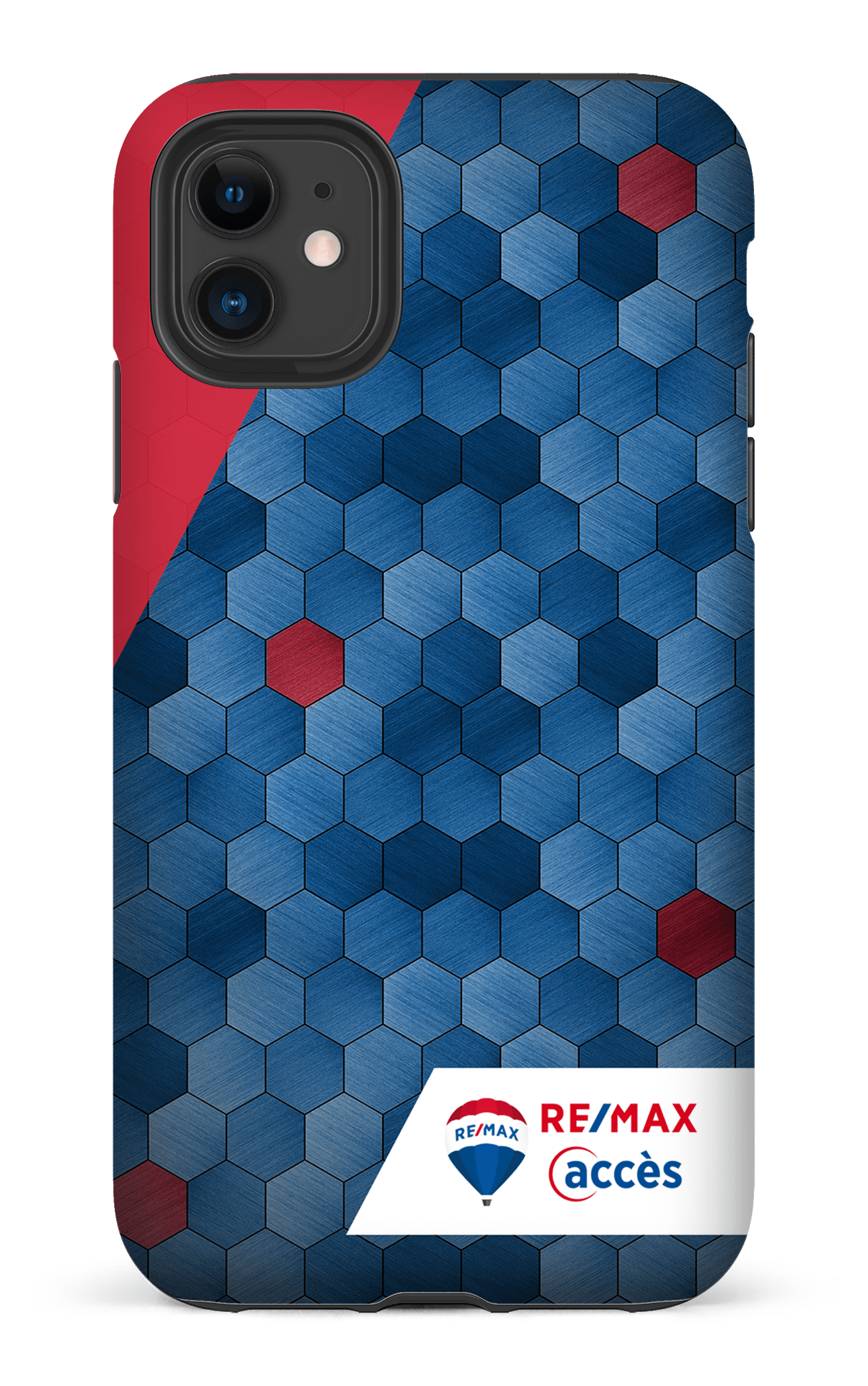 iPhone 11 Tough Matte Exagones texturés -