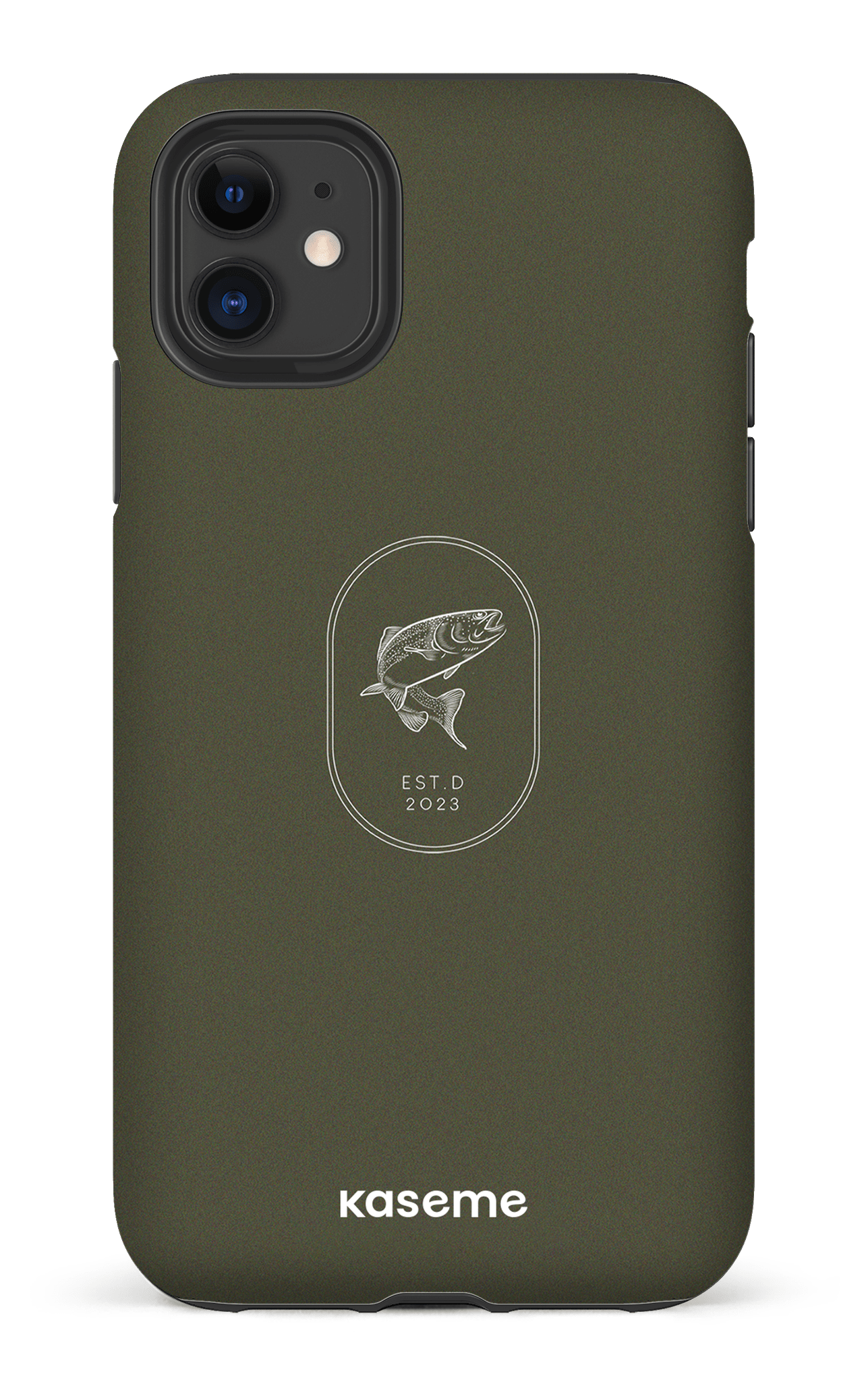iPhone 11 Tough Matte Fishing Green -