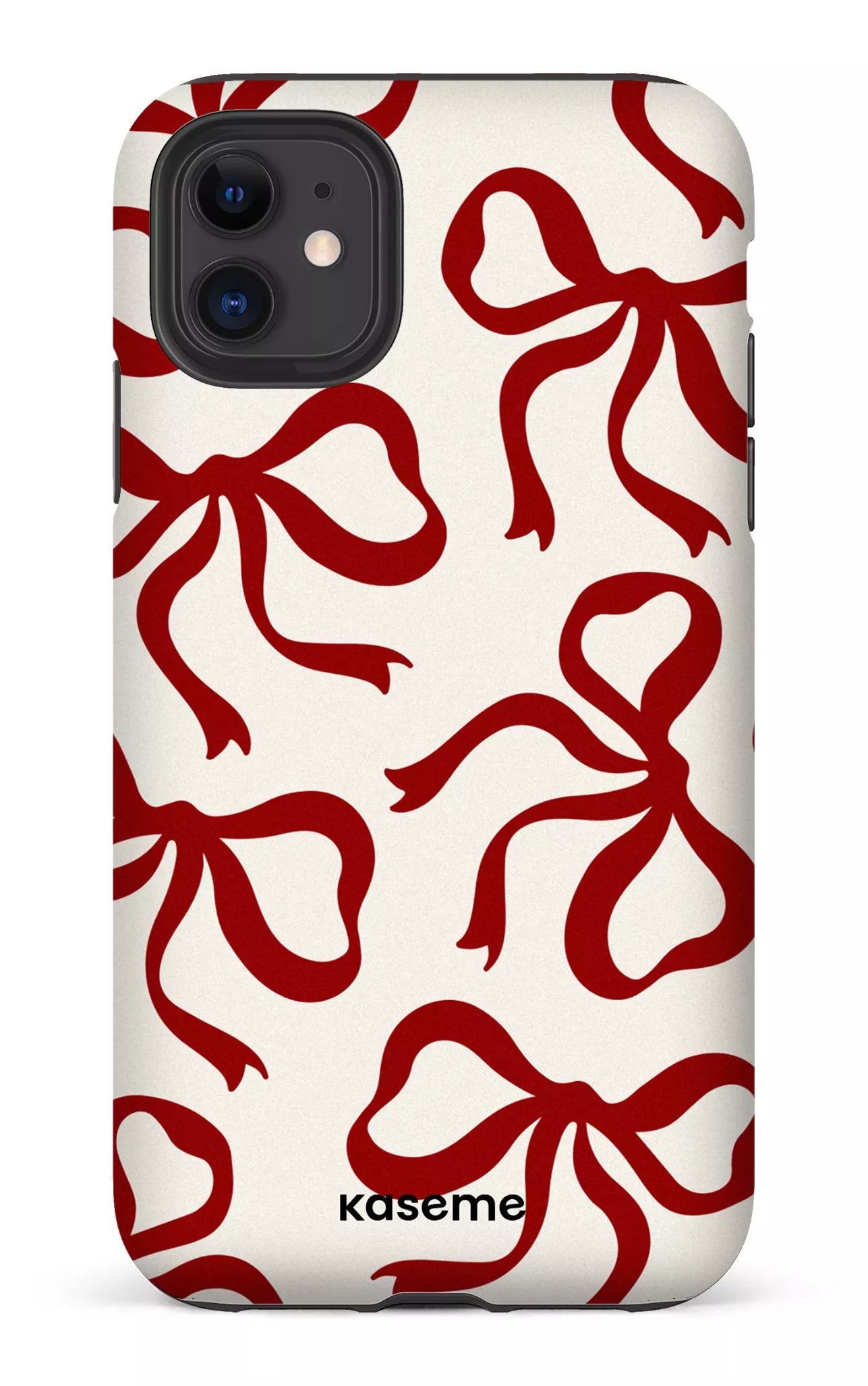iPhone 11 Tough Matte Lace Burgundy -