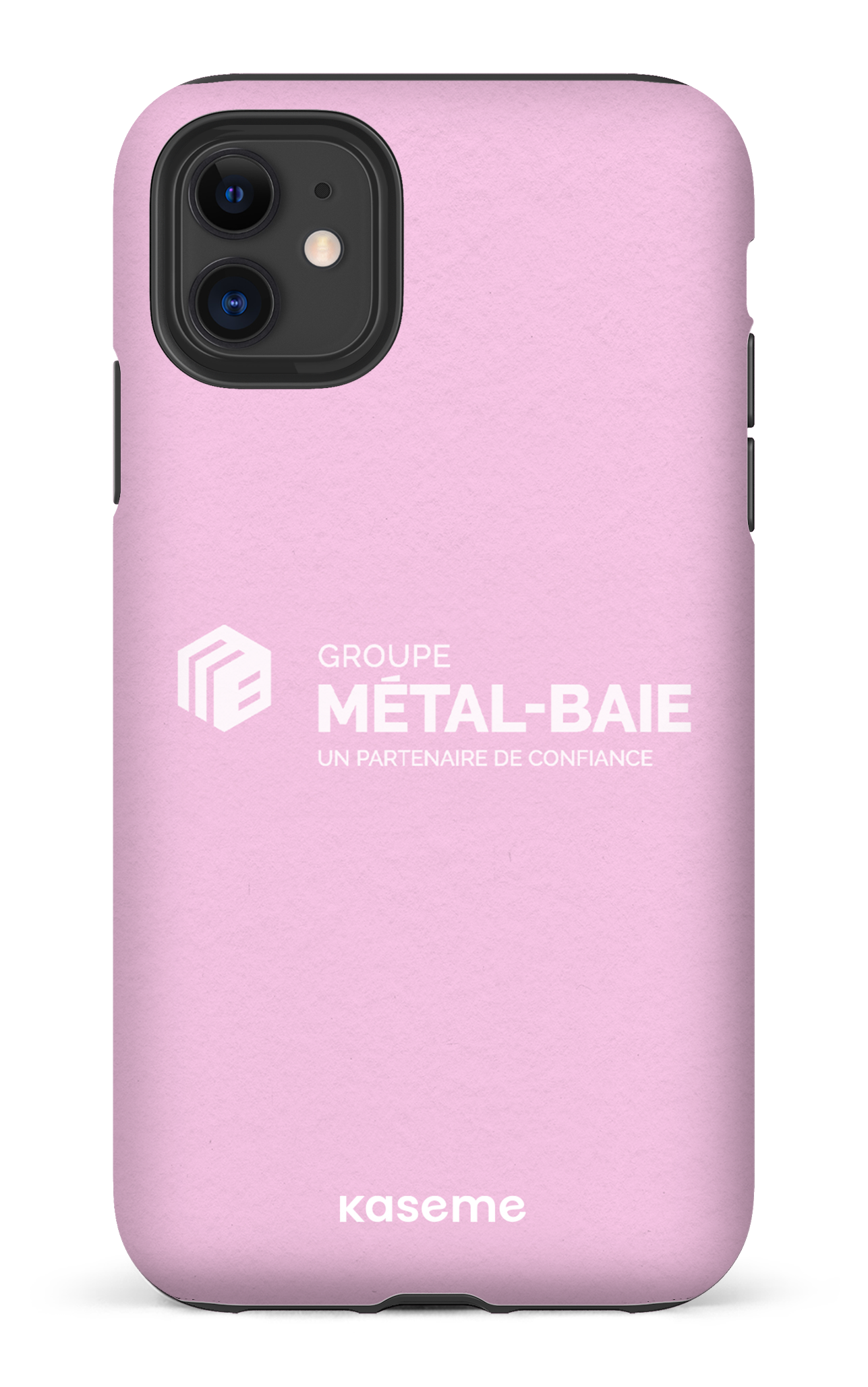 iPhone 11 Tough Matte Métal-Baie Rose -