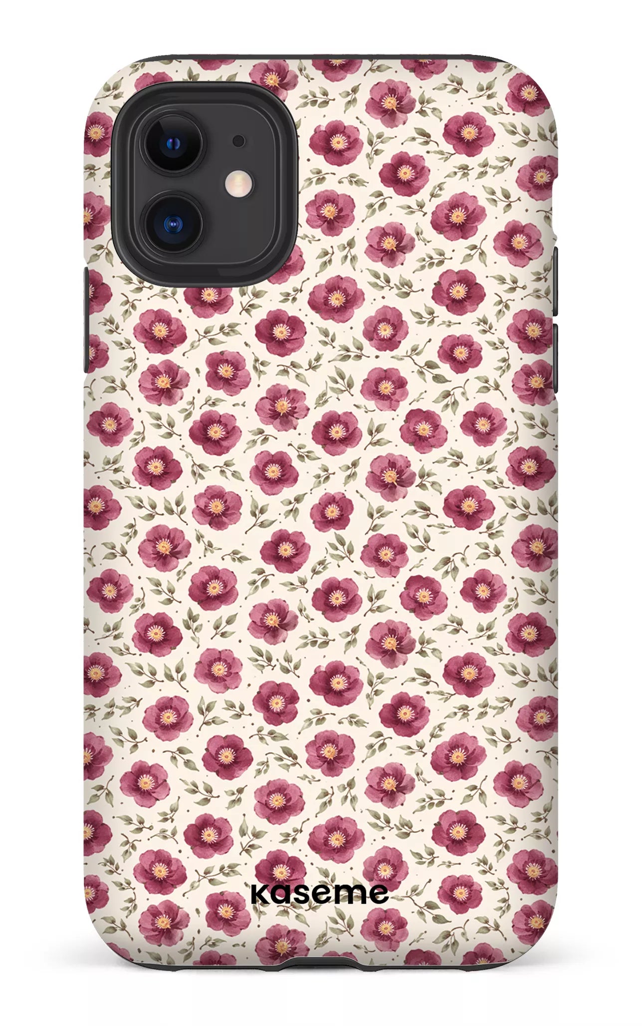 iPhone 11 Tough Matte Ruby Bloom -