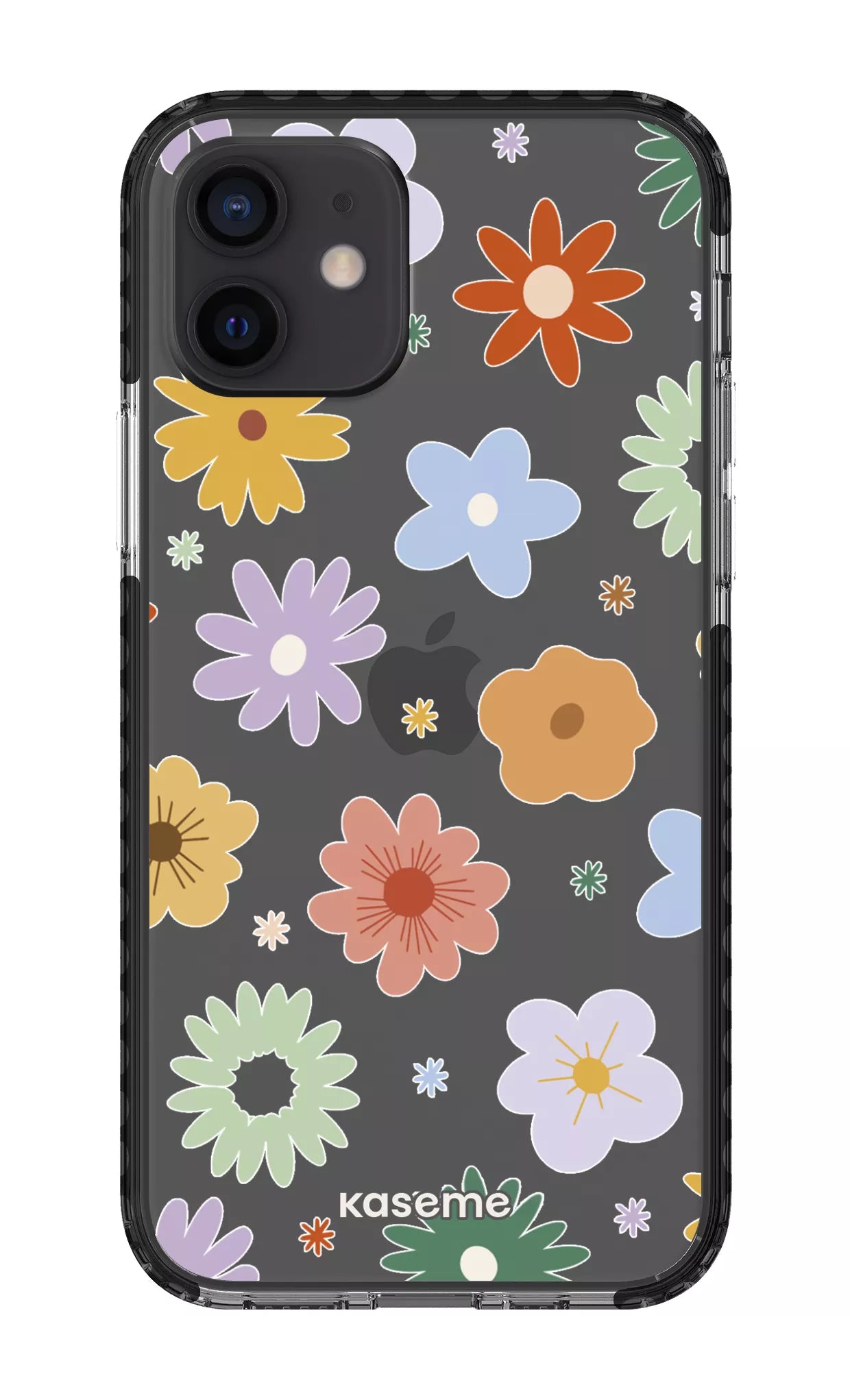 iPhone 12 Clear Case - Black Adore Clear Case -