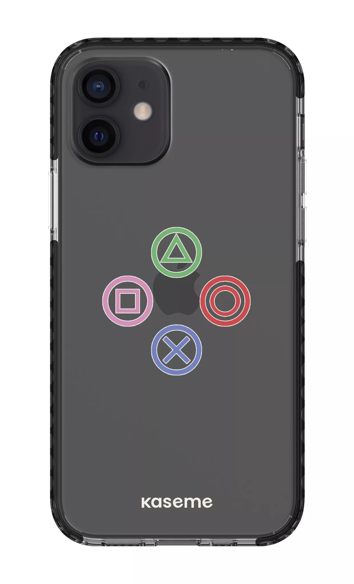 iPhone 12 Clear Case - Black Console Clear Case -