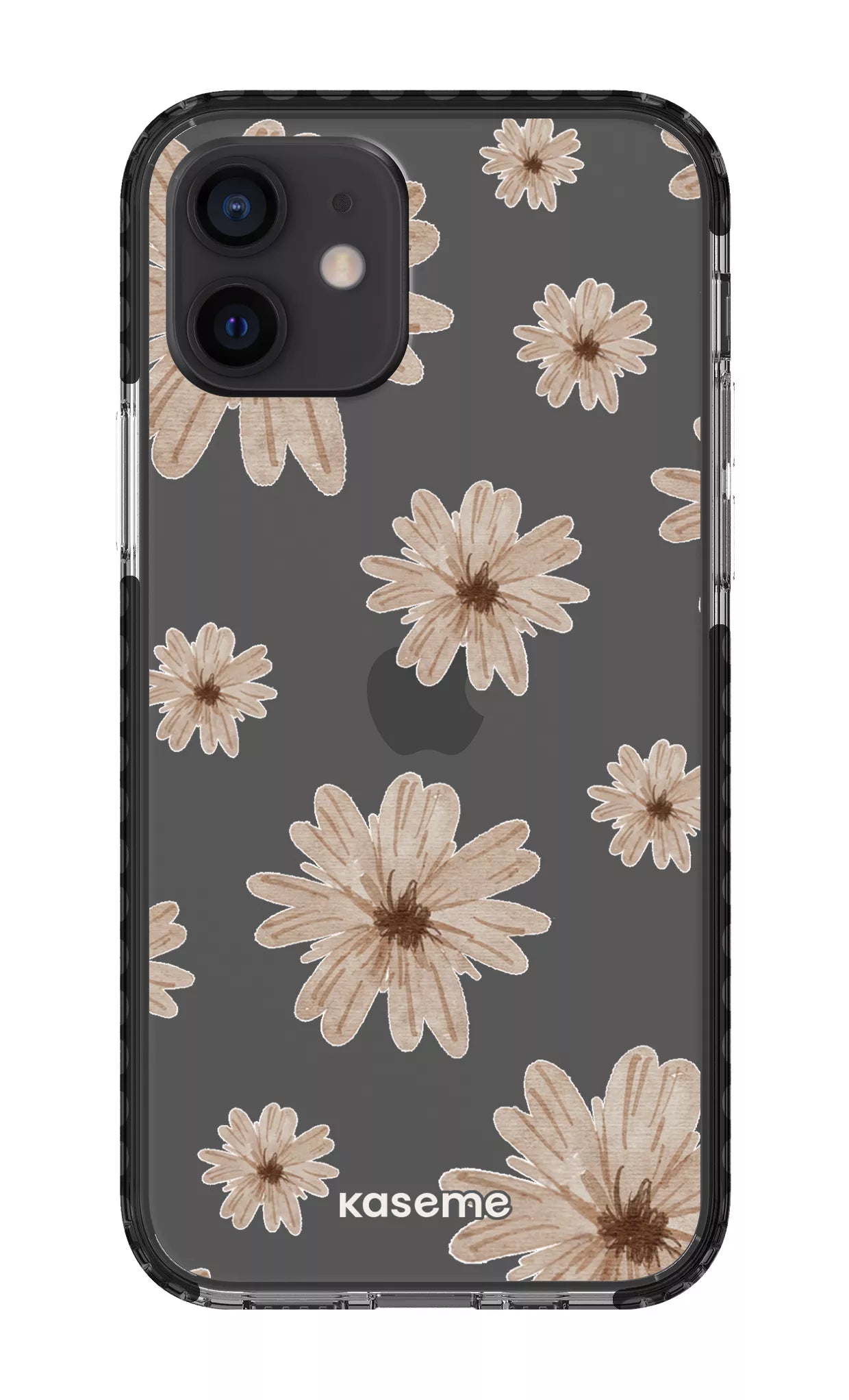 iPhone 12 Clear Case - Black Delicate Dreams Clear Case -