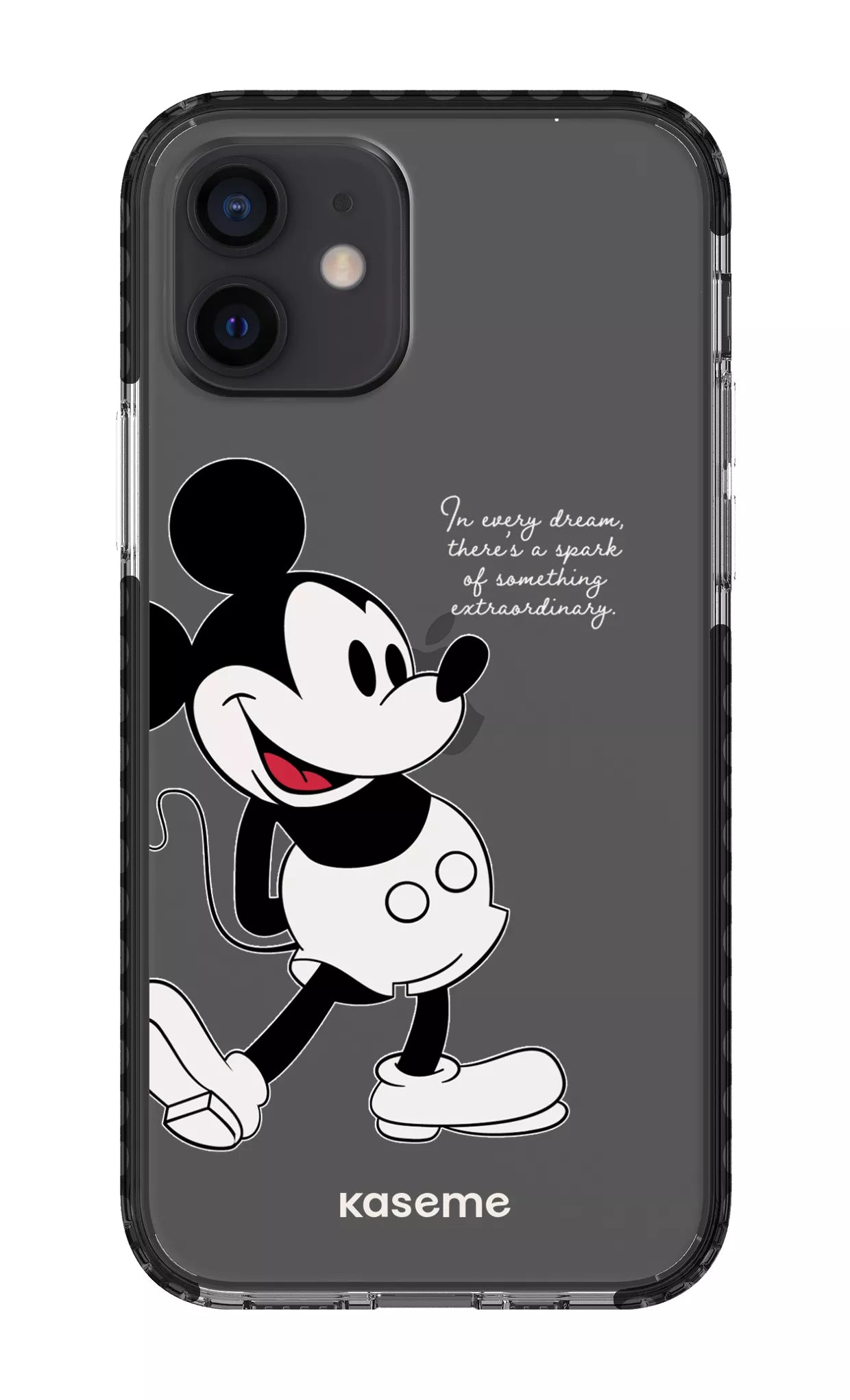 iPhone 12 Clear Case - Black Dreamscape Clear Case -