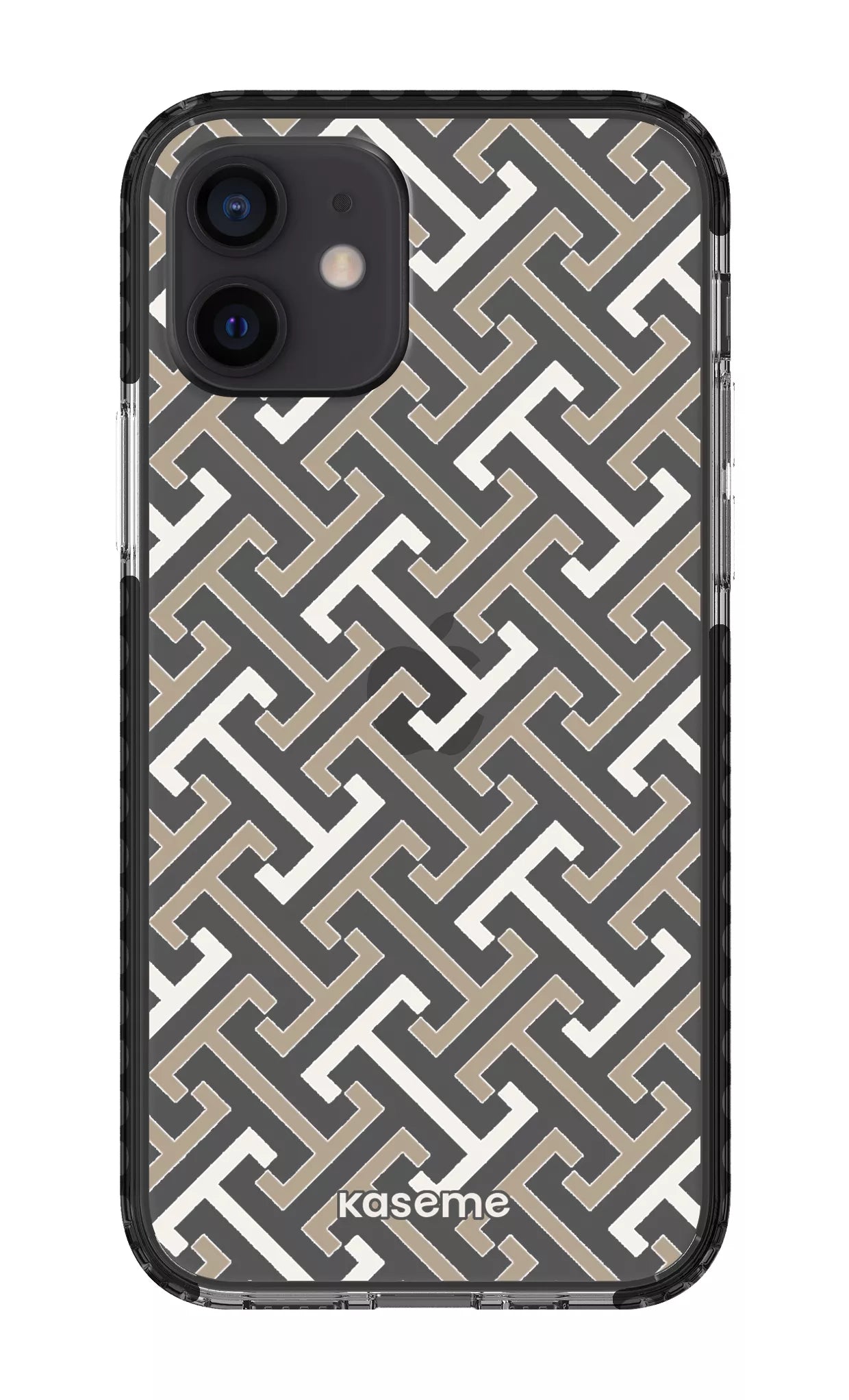 iPhone 12 Clear Case - Black Elite Clear Case -