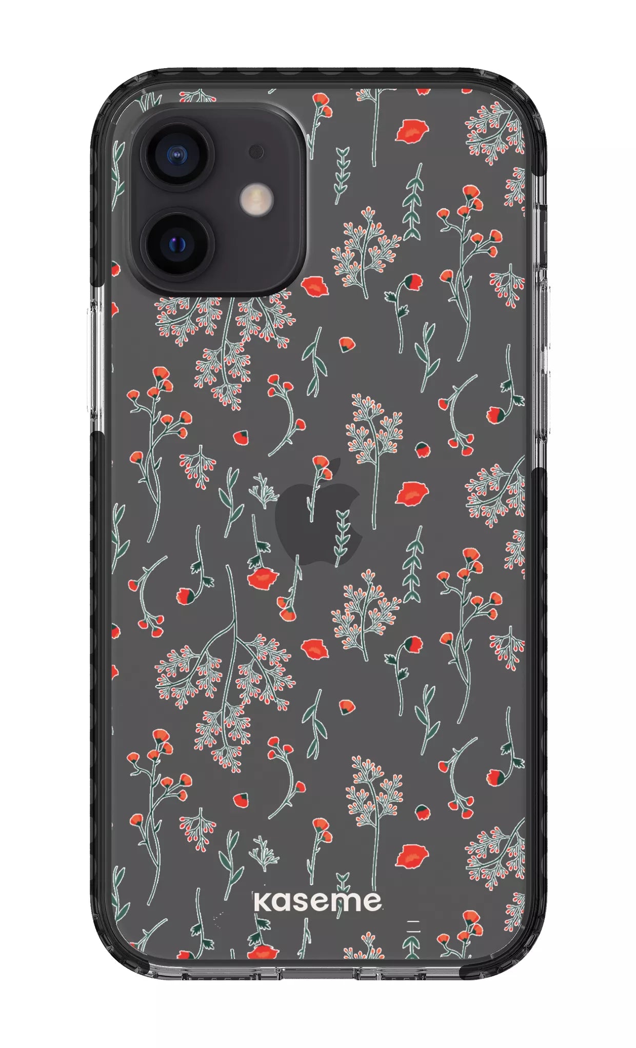 iPhone 12 Clear Case - Black Evelyn Clear Case -